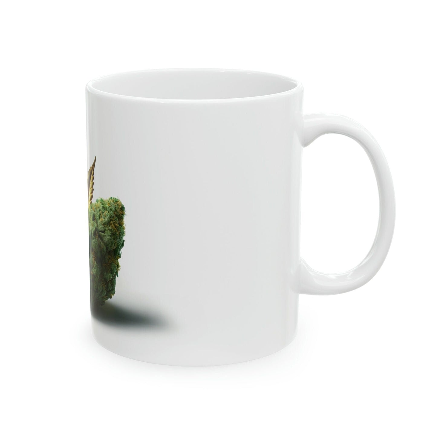 GOLD LEAF - WEED Strain Themed Coffee Mugs - Perfect Gift for Smokers, Stoners, Marijuana Lovers; Wake and Bake Essentials