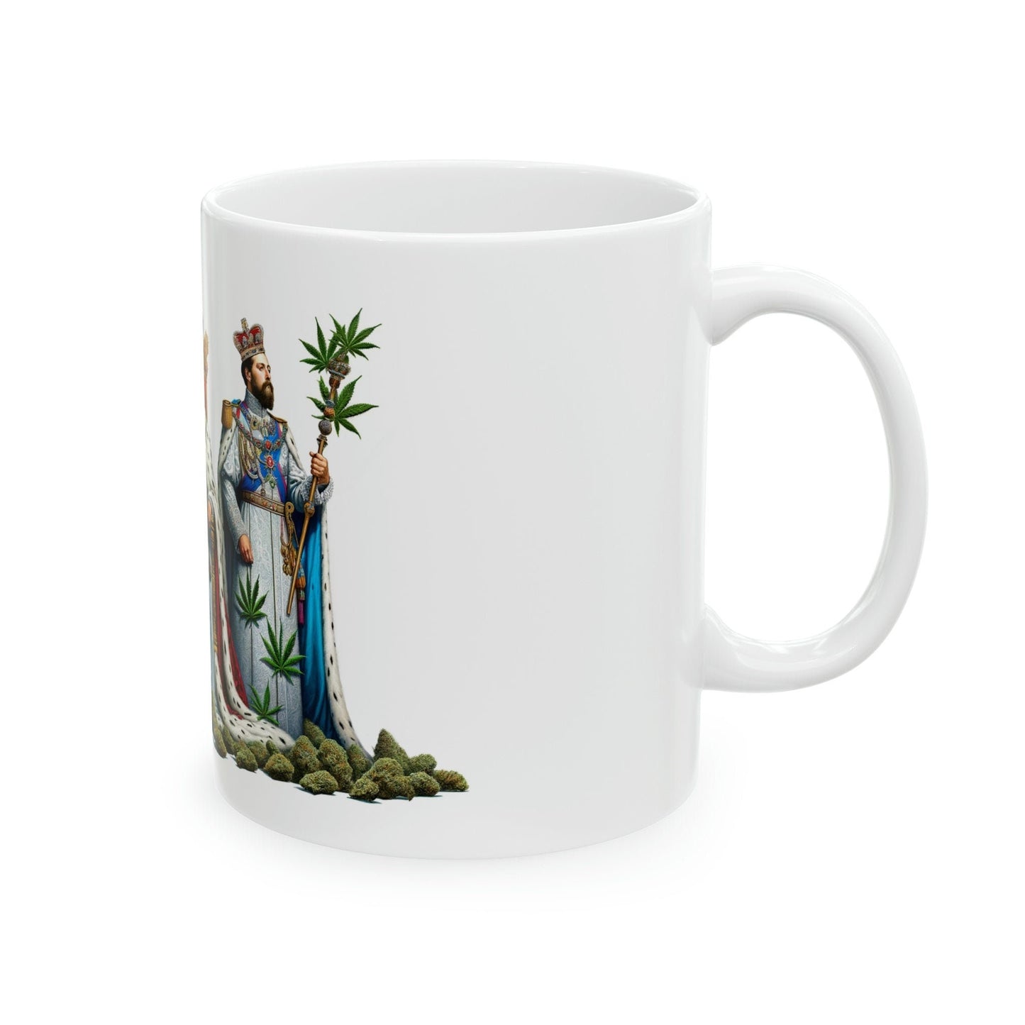 3 KINGS - WEED Strain Themed Coffee Mugs - Perfect Gift for Smokers, Stoners, Marijuana Lovers; Wake and Bake Essentials