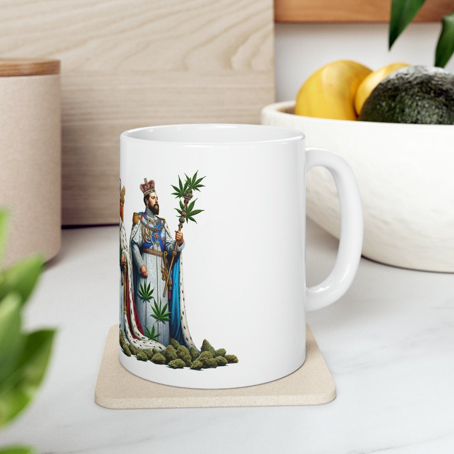 3 KINGS - WEED Strain Themed Coffee Mugs - Perfect Gift for Smokers, Stoners, Marijuana Lovers; Wake and Bake Essentials
