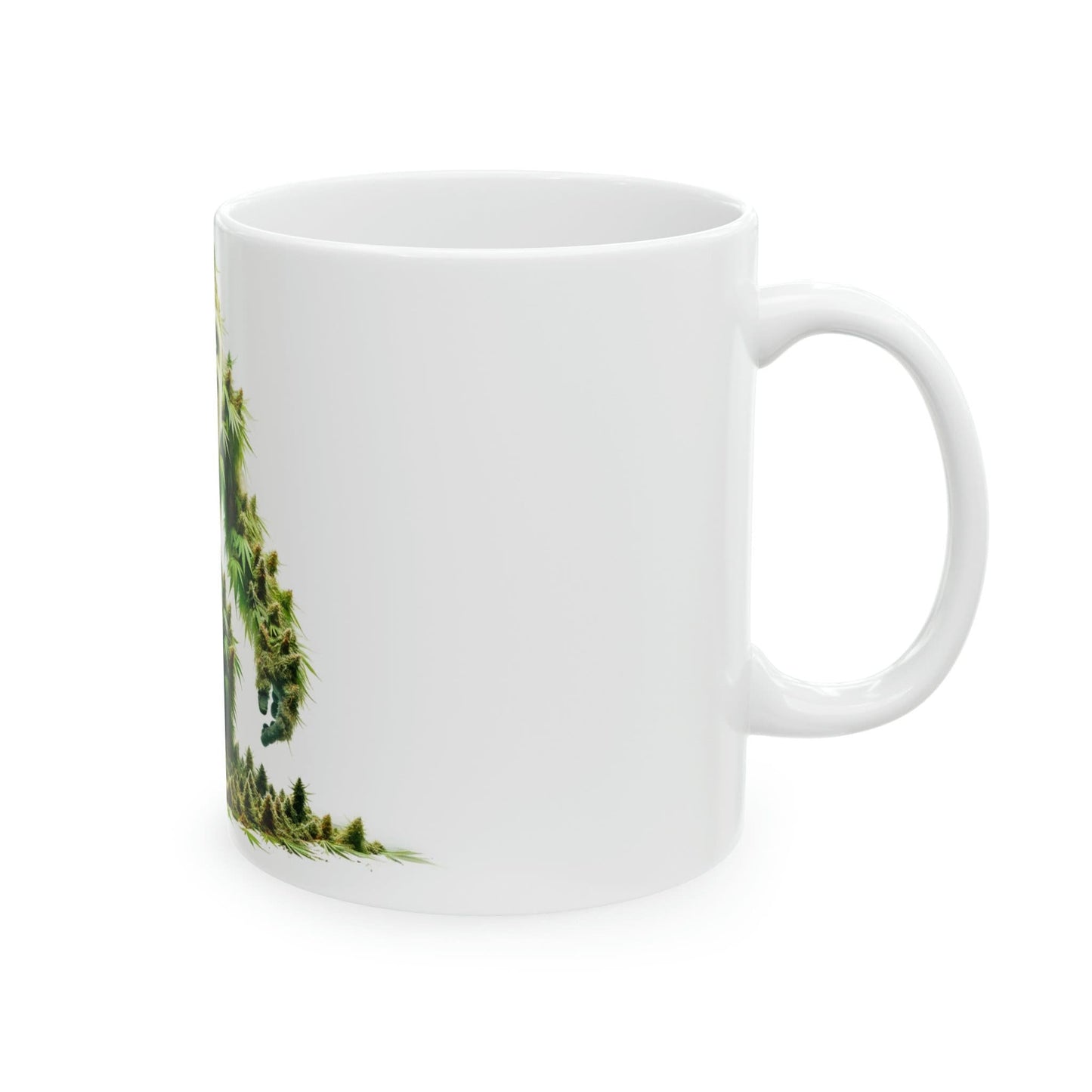 WEED YETI - Marijuana Themed Coffee Mugs - Perfect Gift for Smokers, Stoners, Growers; Animal Lovers - Weed Mug for Wake and Bake