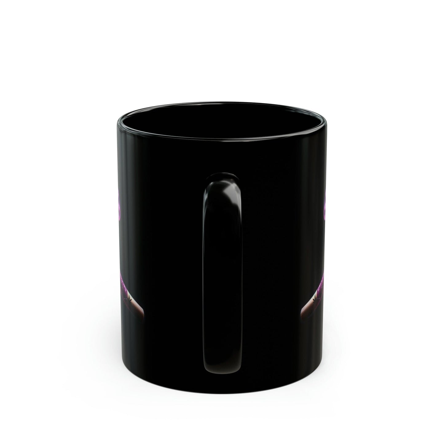 GLITTER JOINT Weed Mug - BLACK Themed Coffee Mugs - Perfect Gift for Smokers, Stoners, Marijuana Lovers, Growers; Smoker Enthusiasts