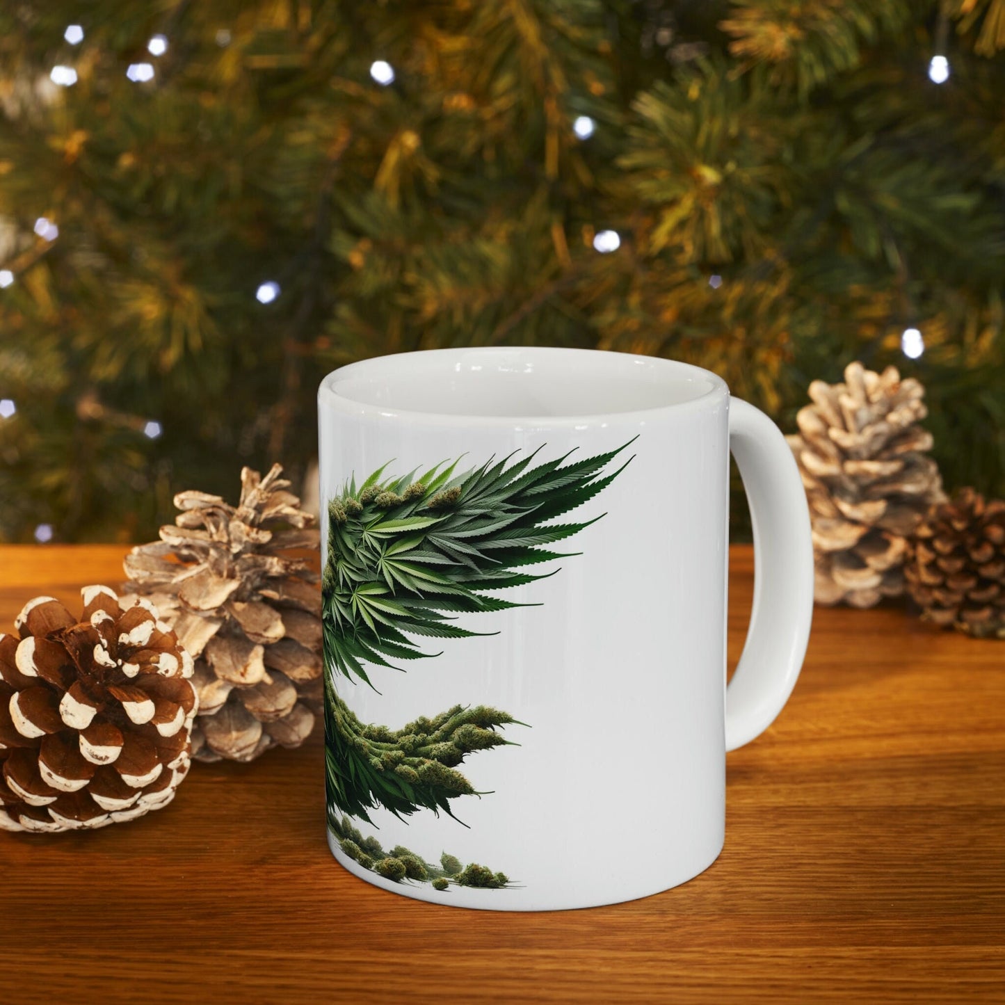 VALKYRIE - WEED Themed Coffee Mugs - Perfect Gift for Smokers, Stoners, Growers; Animal Lovers - Marijuana Mug for Wake and Bake