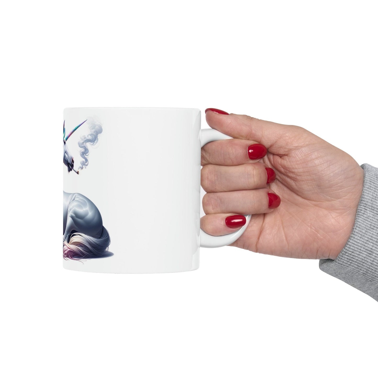 UNICORN - WEED Themed Coffee Mugs - Perfect Gift for Smokers, Stoners, Growers; Animal Lovers - Marijuana Mug for Wake and Bake