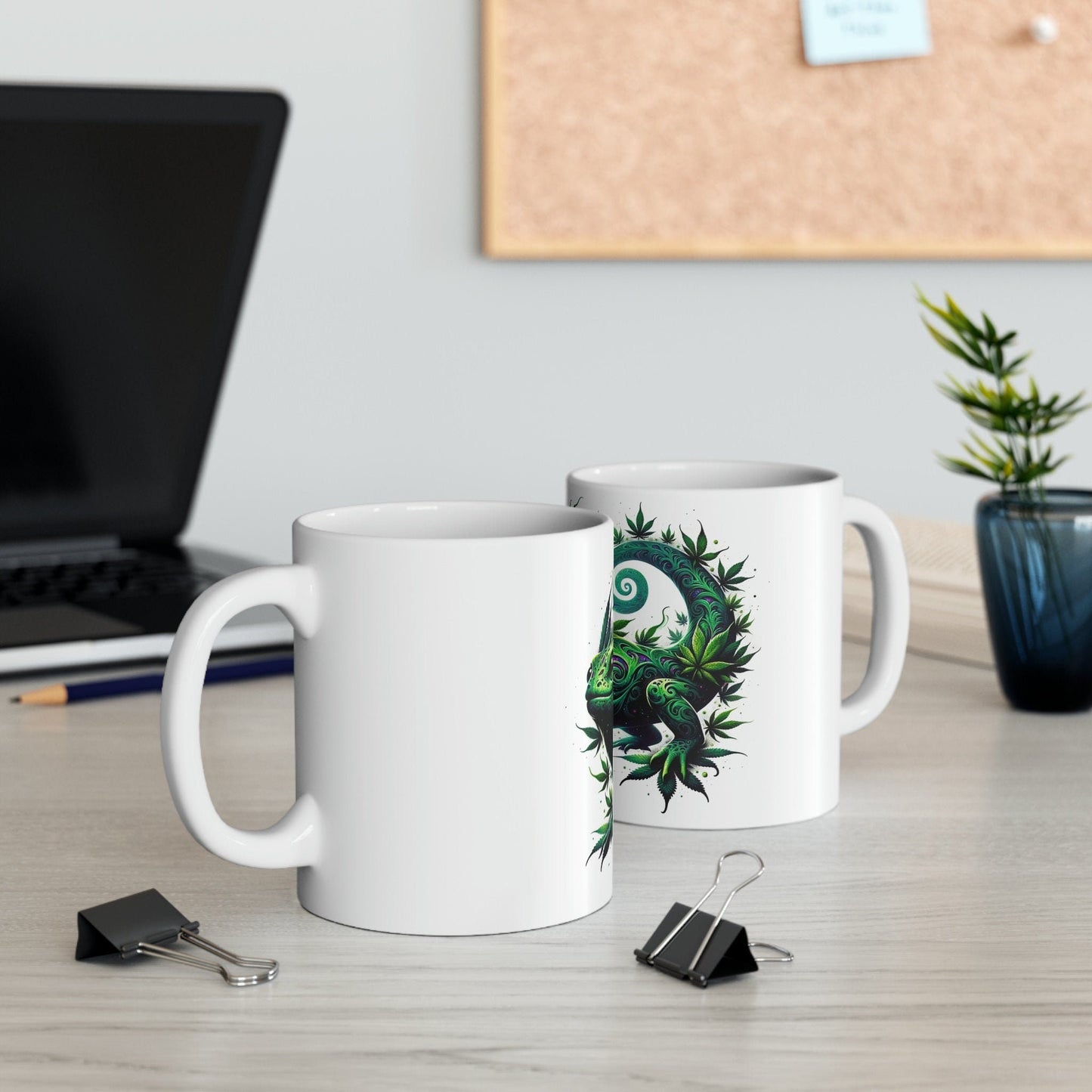 WEED SALAMANDER - Marijuana Themed Coffee Mugs - Perfect Gift for Smokers, Stoners, Growers; Animal Lovers - Weed Mug for Wake and Bake