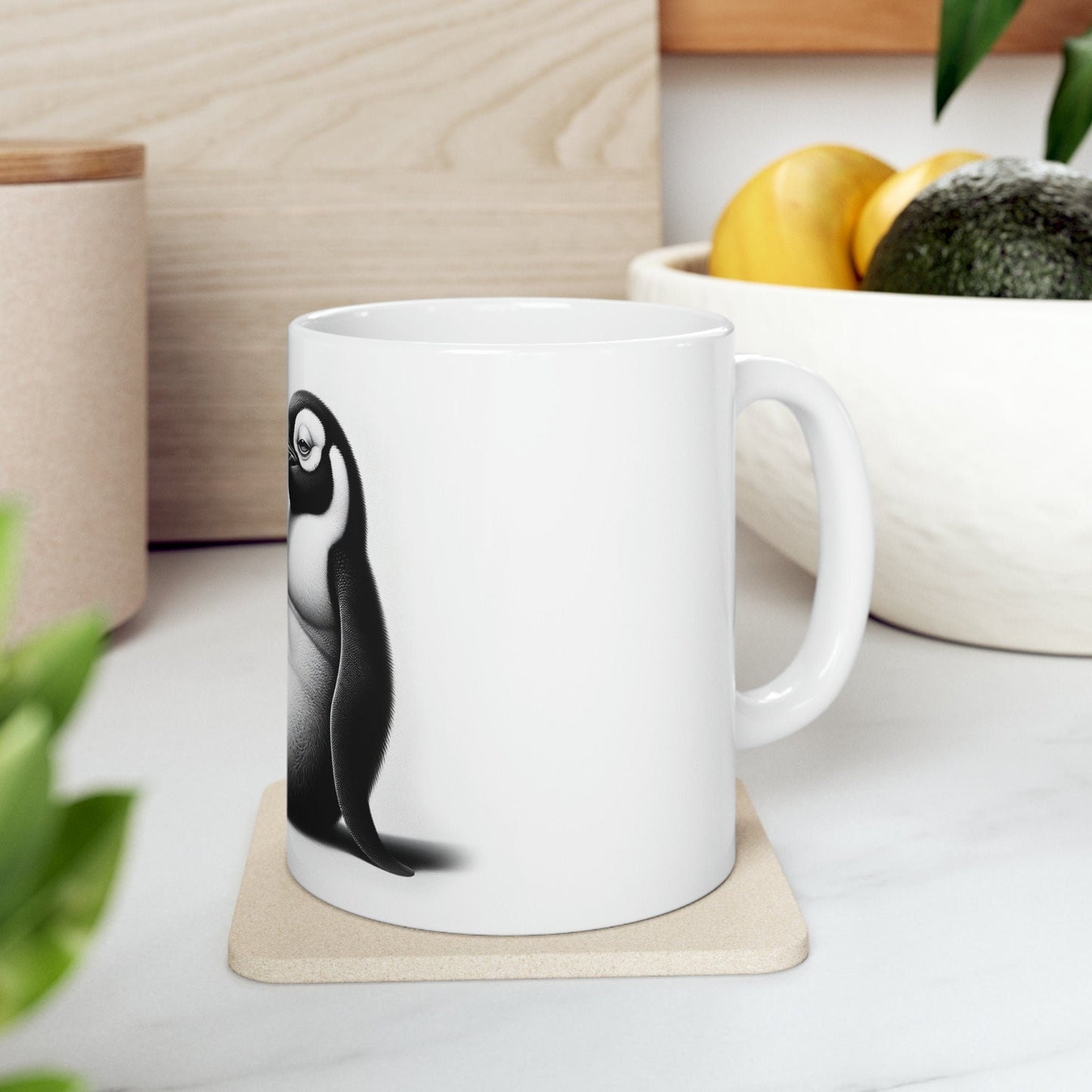 PENGUIN - WEED Themed Coffee Mugs - Perfect Gift for Smokers, Stoners, Growers; Animal Lovers - Marijuana Mug for Wake and Bake