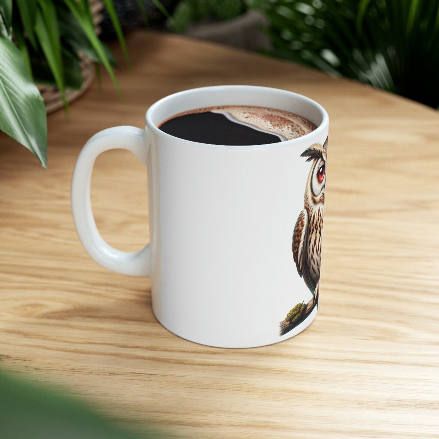Stoner OWL - WEED Themed Coffee Mugs - Perfect Gift for Smokers, Stoners, Growers; Animal Lovers - Marijuana Mug for Wake and Bake