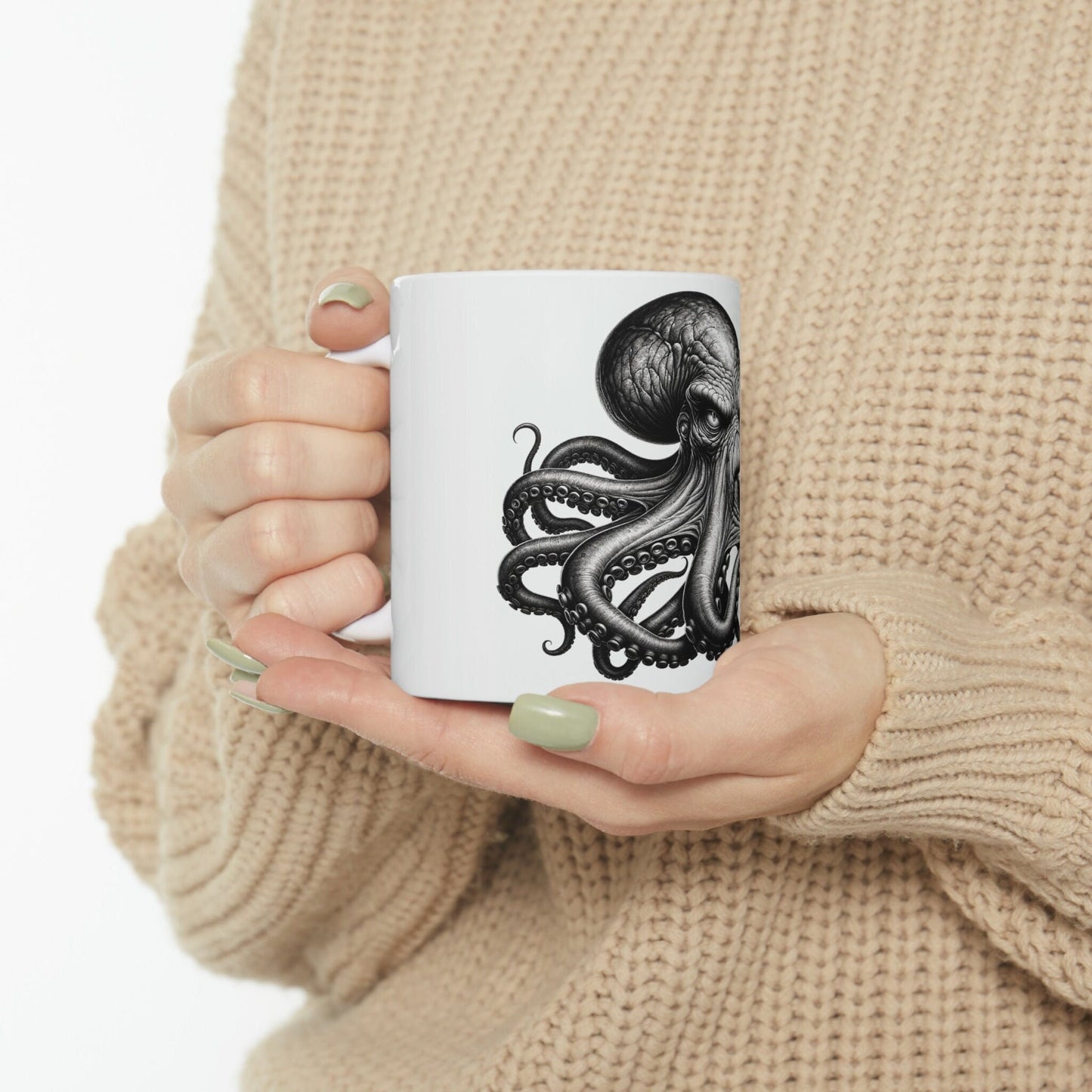 OCTOPUS - WEED Themed Coffee Mugs - Perfect Gift for Smokers, Stoners, Growers; Animal Lovers - Marijuana Mug for Wake and Bake