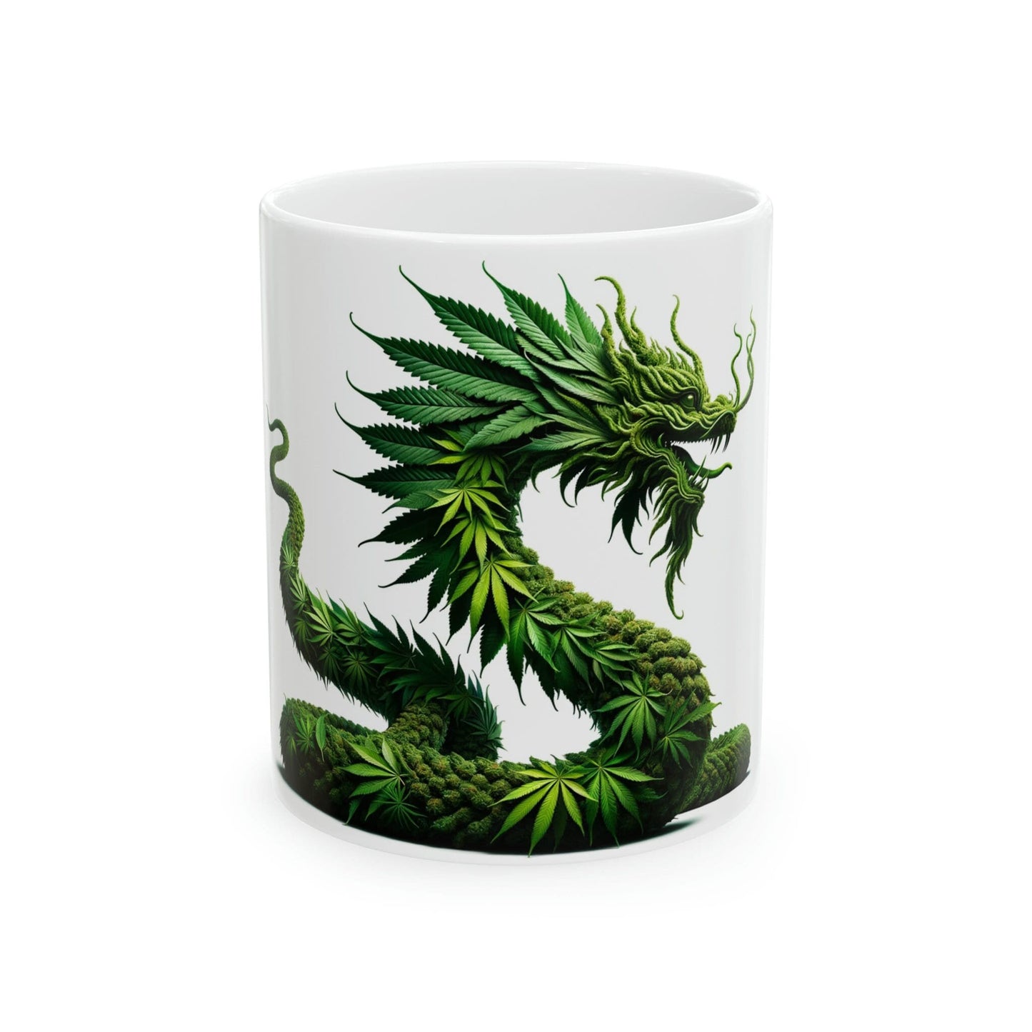WEED NAGA - Marijuana Themed Coffee Mugs - Perfect Gift for Smokers, Stoners, Growers; Animal Lovers - Weed Mug for Wake and Bake