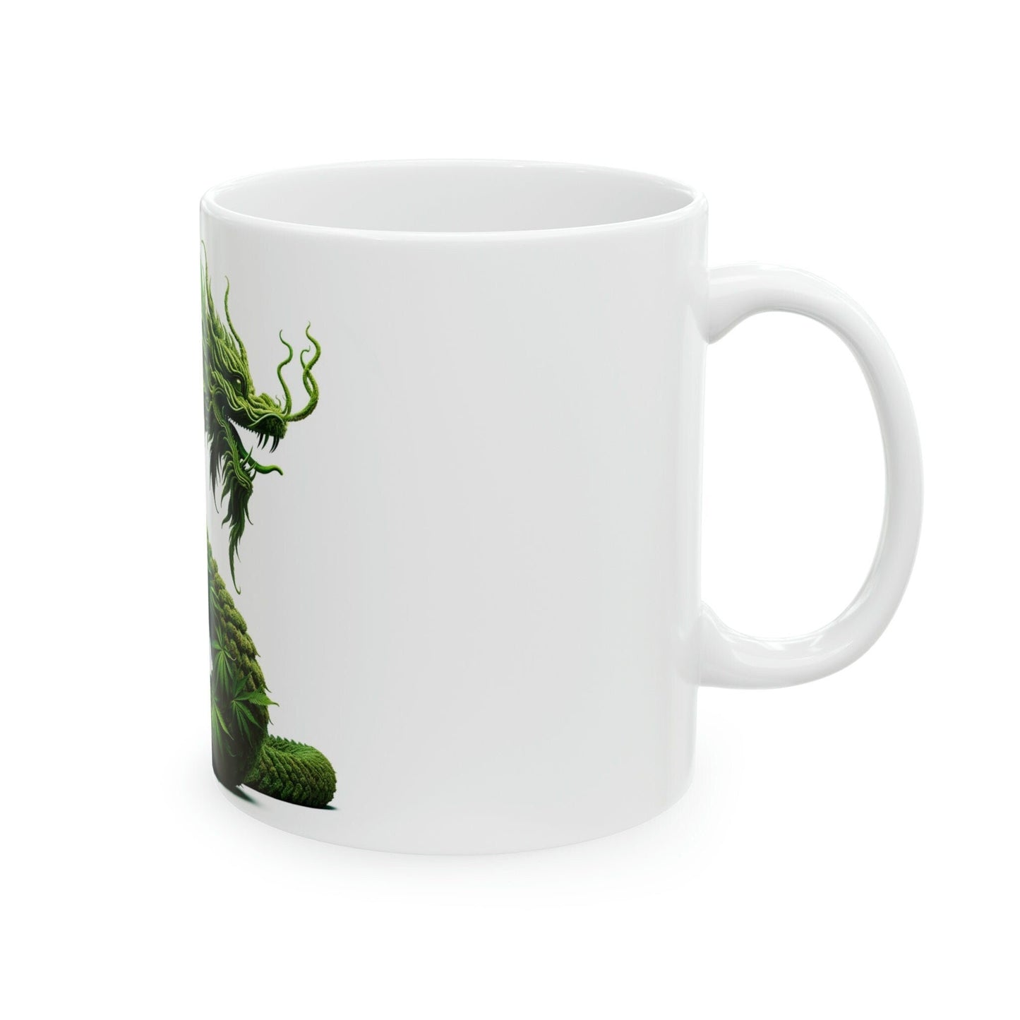 WEED NAGA - Marijuana Themed Coffee Mugs - Perfect Gift for Smokers, Stoners, Growers; Animal Lovers - Weed Mug for Wake and Bake