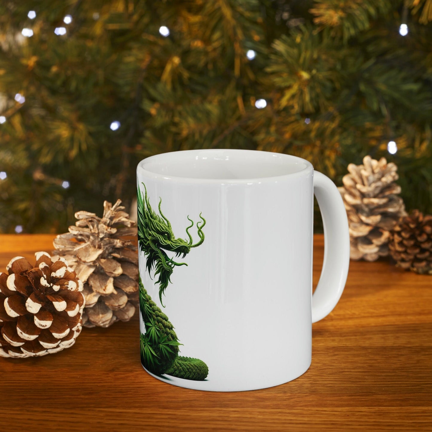 WEED NAGA - Marijuana Themed Coffee Mugs - Perfect Gift for Smokers, Stoners, Growers; Animal Lovers - Weed Mug for Wake and Bake