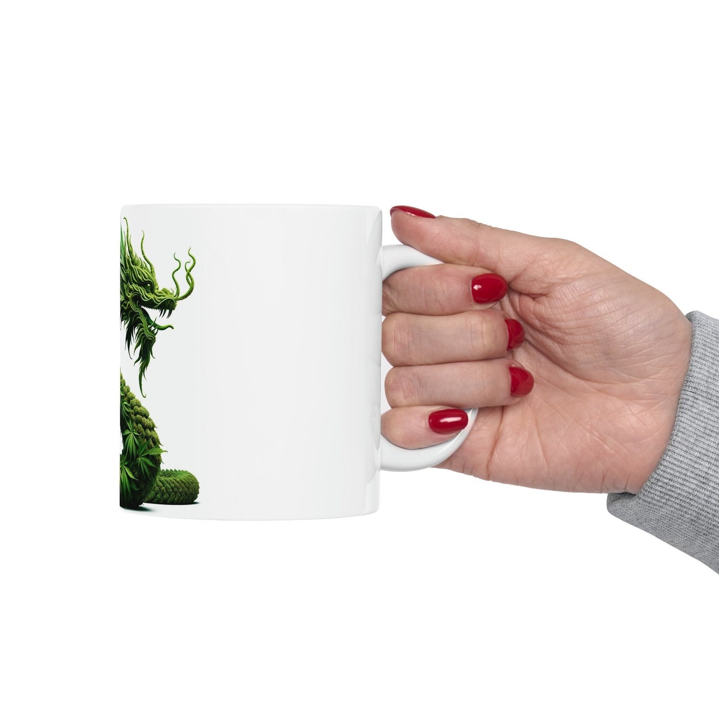 WEED NAGA - Marijuana Themed Coffee Mugs - Perfect Gift for Smokers, Stoners, Growers; Animal Lovers - Weed Mug for Wake and Bake