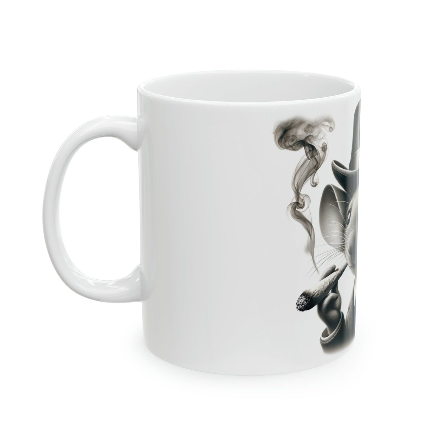 MOUSE - WEED Themed Coffee Mugs - Perfect Gift for Smokers, Stoners, Growers; Animal Lovers - Marijuana Mug for Wake and Bake