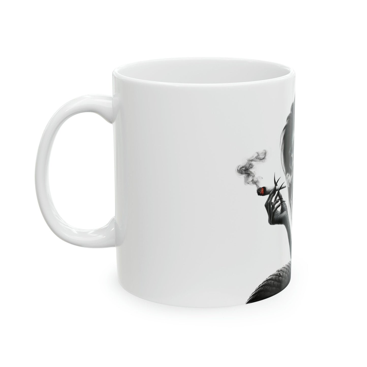 MONSTER - WEED Themed Coffee Mugs - Perfect Gift for Smokers, Stoners, Growers; Animal Lovers - Marijuana Mug for Wake and Bake