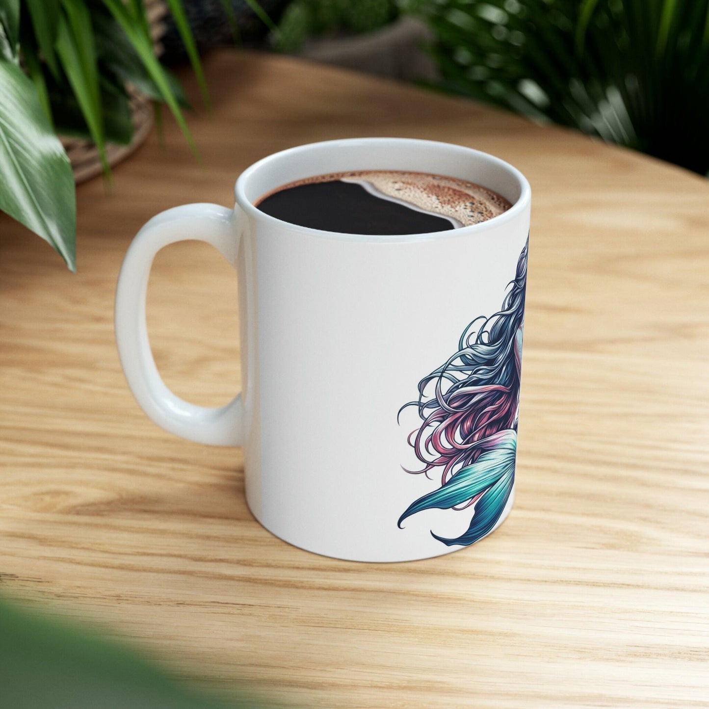 MERMAID - WEED Themed Coffee Mugs - Perfect Gift for Smokers, Stoners, Growers; Gift for her - Marijuana Mug for Wake and Bake