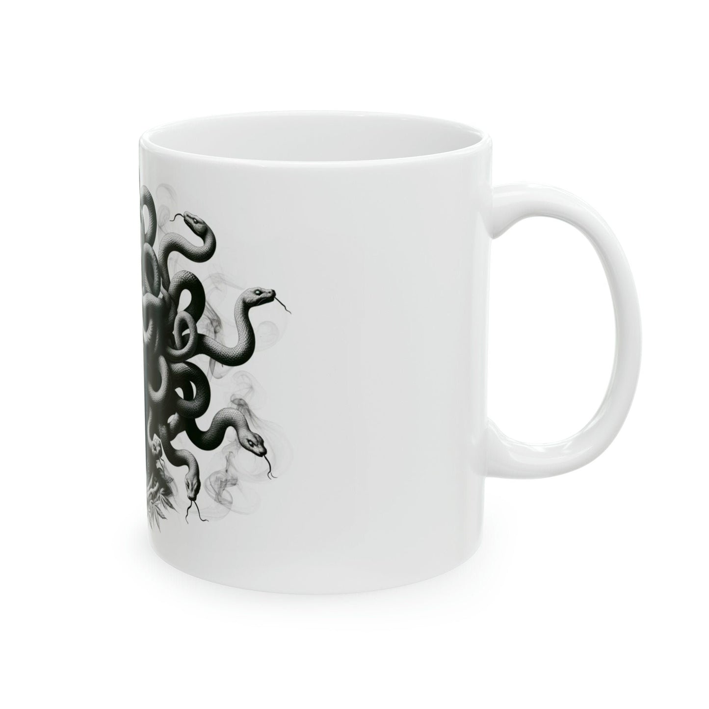 MEDUSA - WEED Themed Coffee Mugs - Perfect Gift for Smokers, Stoners, Growers; Animal Lovers - Marijuana Mug for Wake and Bake