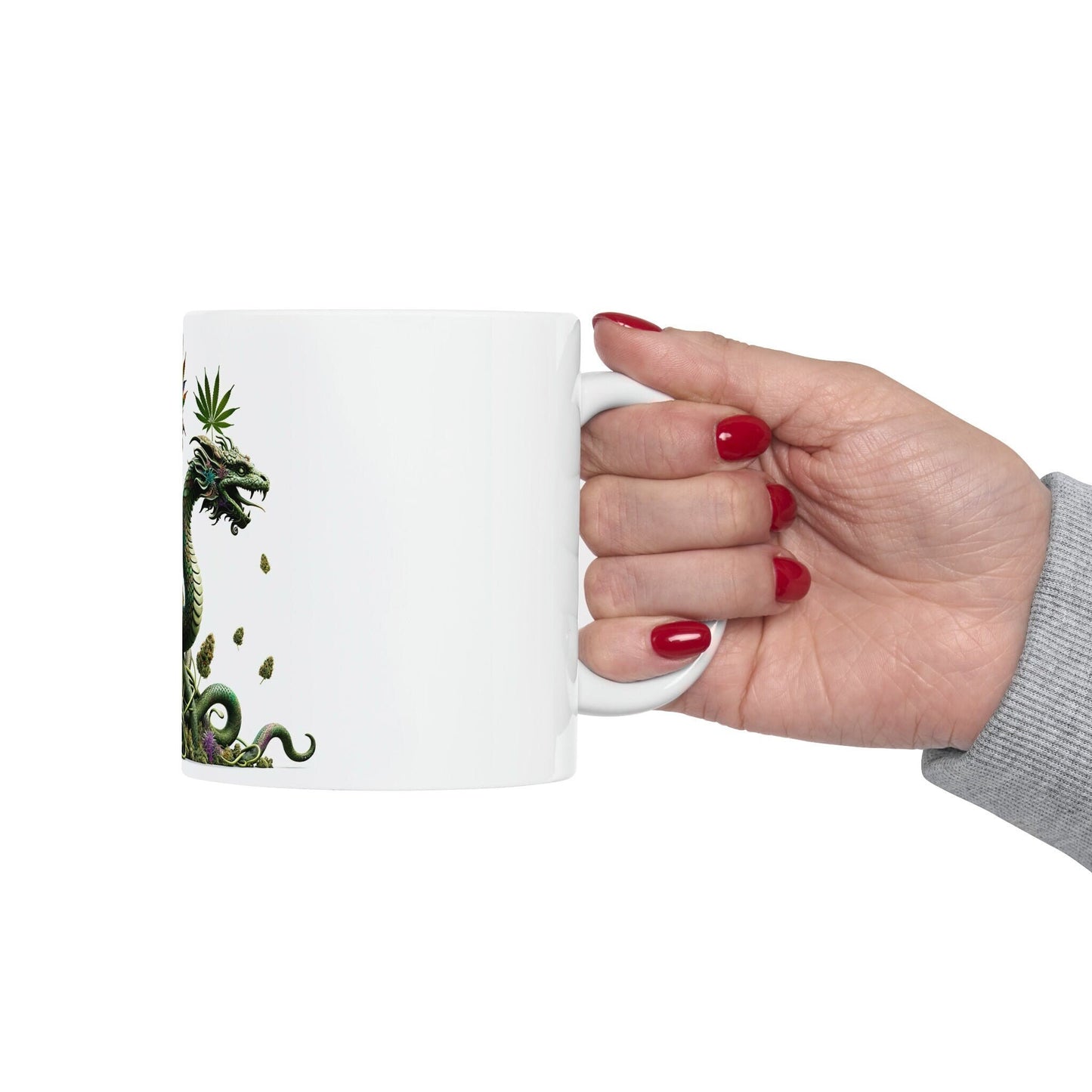 Weed HYDRA - Marijuana Themed Coffee Mugs - Perfect Gift for Smokers, Stoners, Growers; Animal Lovers - Weed Mug for Wake and Bake