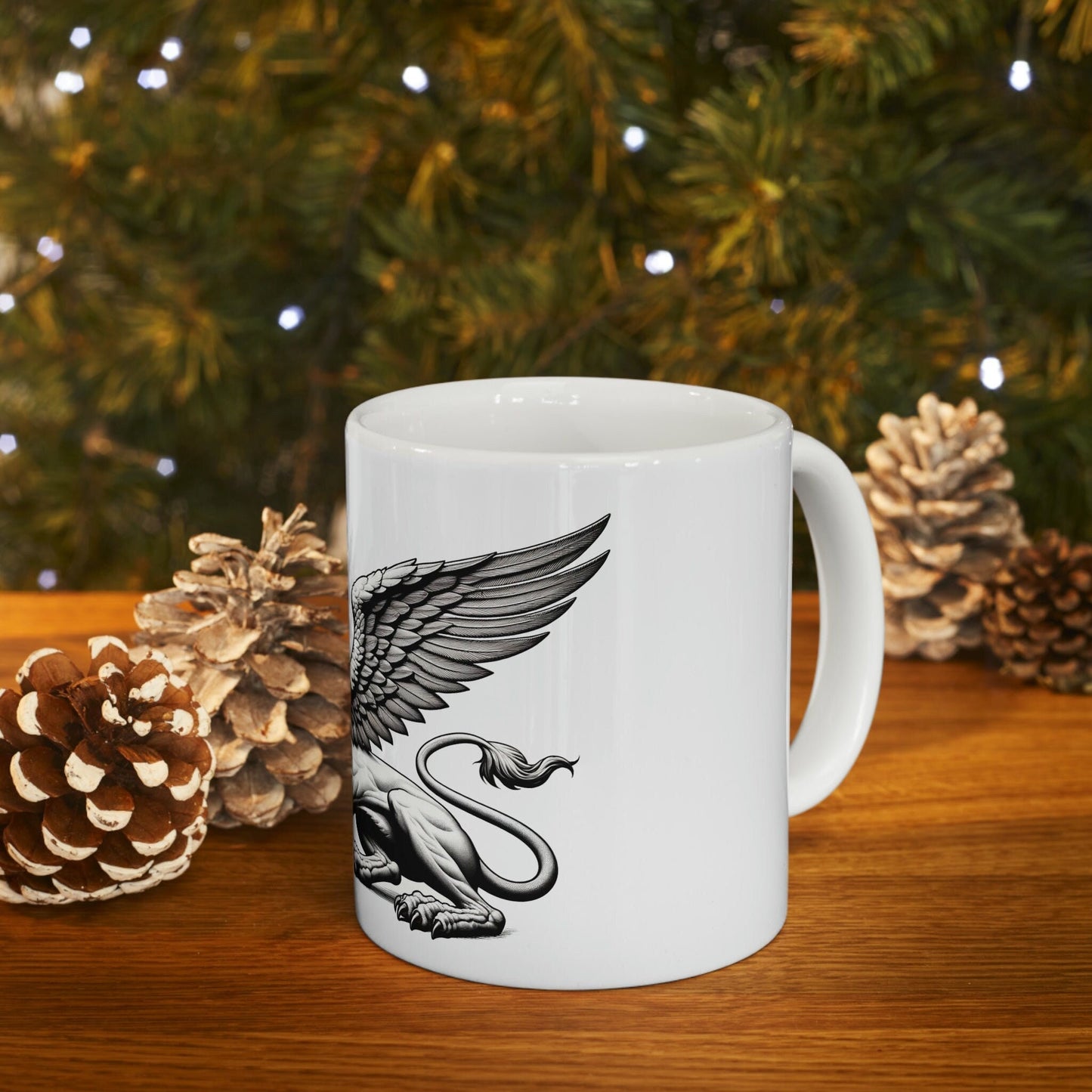 GRIFFIN - WEED Themed Coffee Mugs - Perfect Gift for Smokers, Stoners, Growers; Animal Lovers - Marijuana Mug for Wake and Bake
