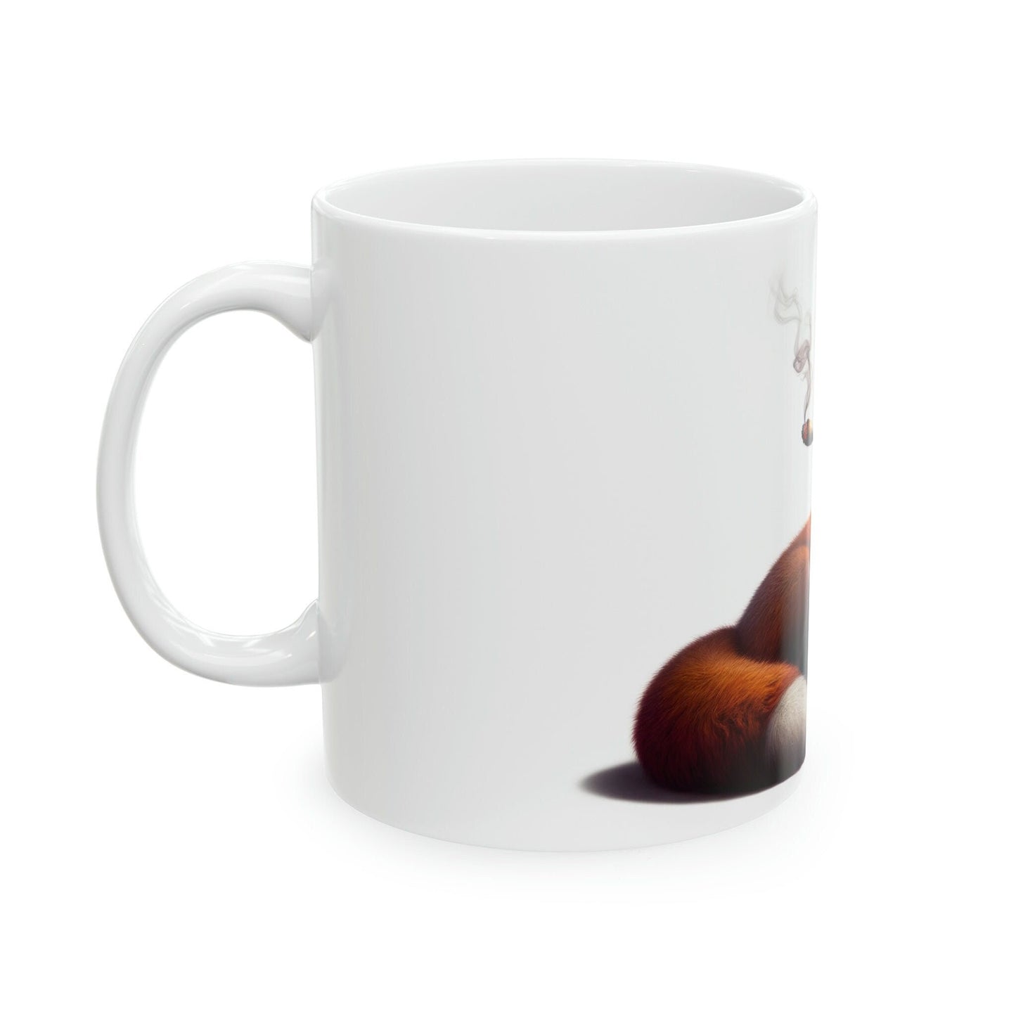 FOX - WEED Themed Coffee Mugs - Perfect Gift for Smokers, Stoners, Growers; Animal Lovers - Marijuana Mug for Wake and Bake