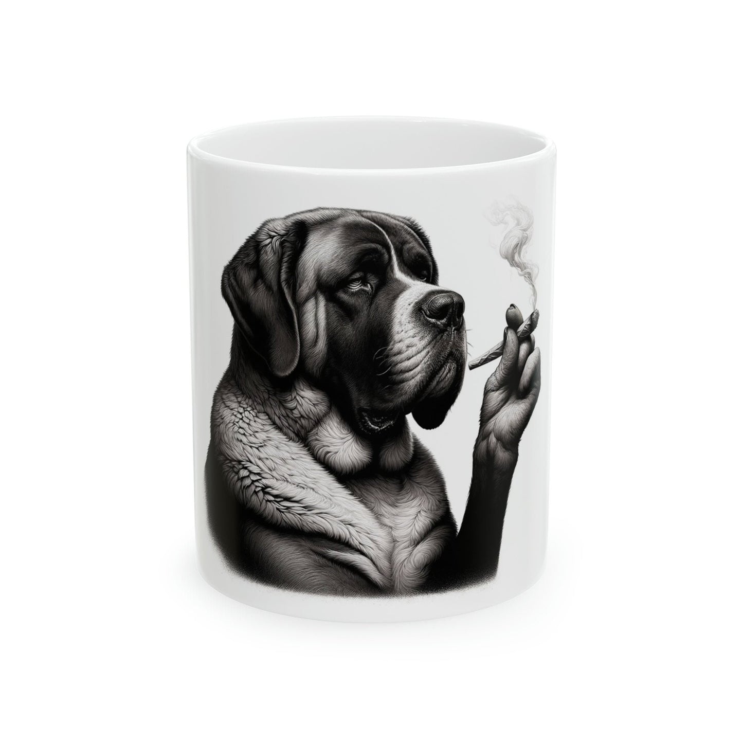 Stoner DOG - WEED Themed Coffee Mugs - Perfect Gift for Smokers, Stoners, Marijuana Lovers, Growers; Dog Lovers - Wake and Bake