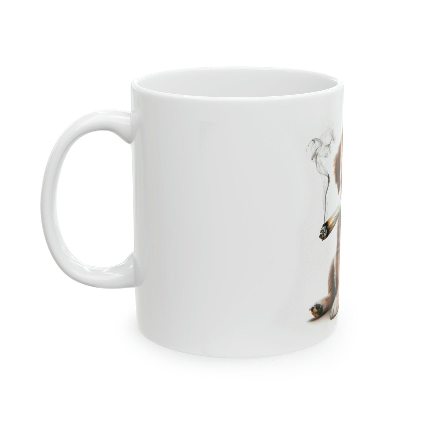 Stoner PUPPY - WEED Themed Coffee Mugs - Perfect Gift for Smokers, Stoners, Marijuana Lovers, Growers; Dog Lovers - Wake and Bake