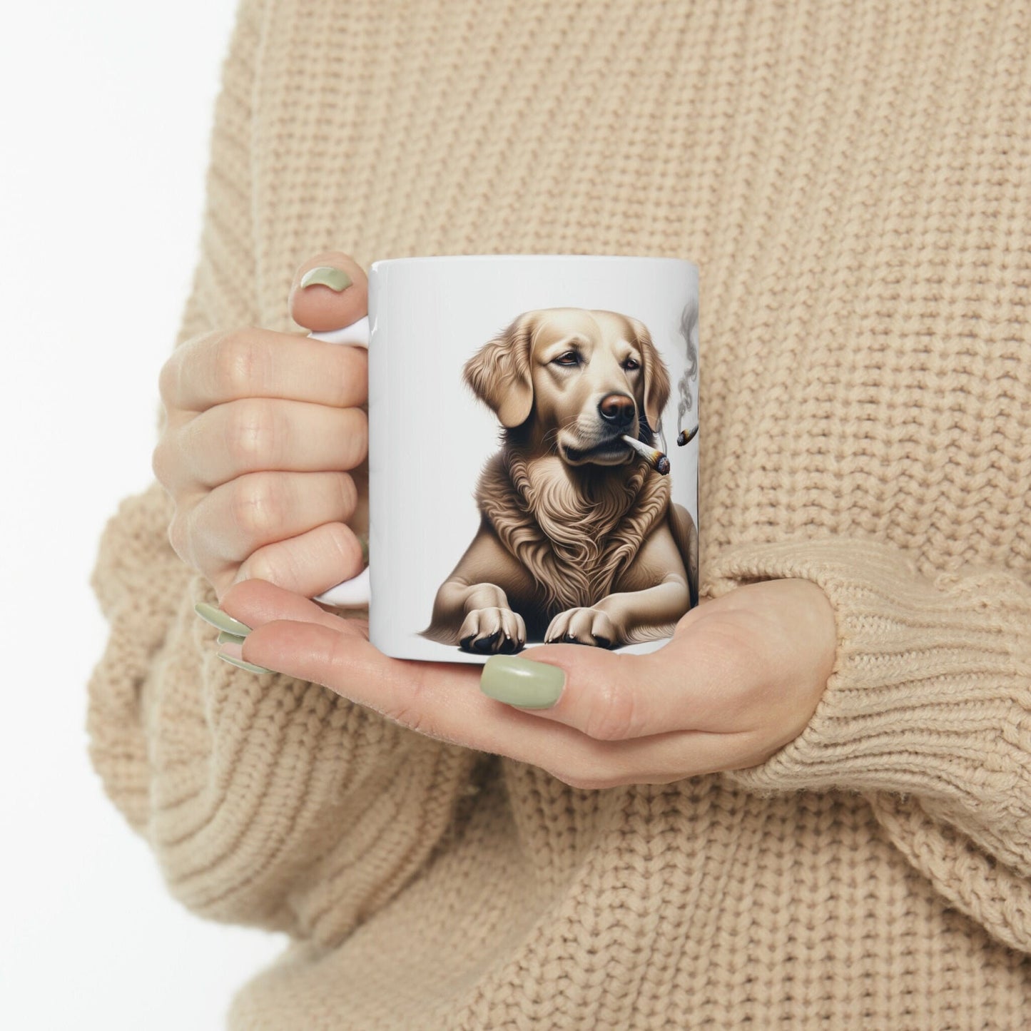 Stoner DOG & CAT - WEED Themed Coffee Mugs - Perfect Gift for Smokers, Stoners, Marijuana Lovers, Growers; Smoker Enthusiast - Wake and Bake