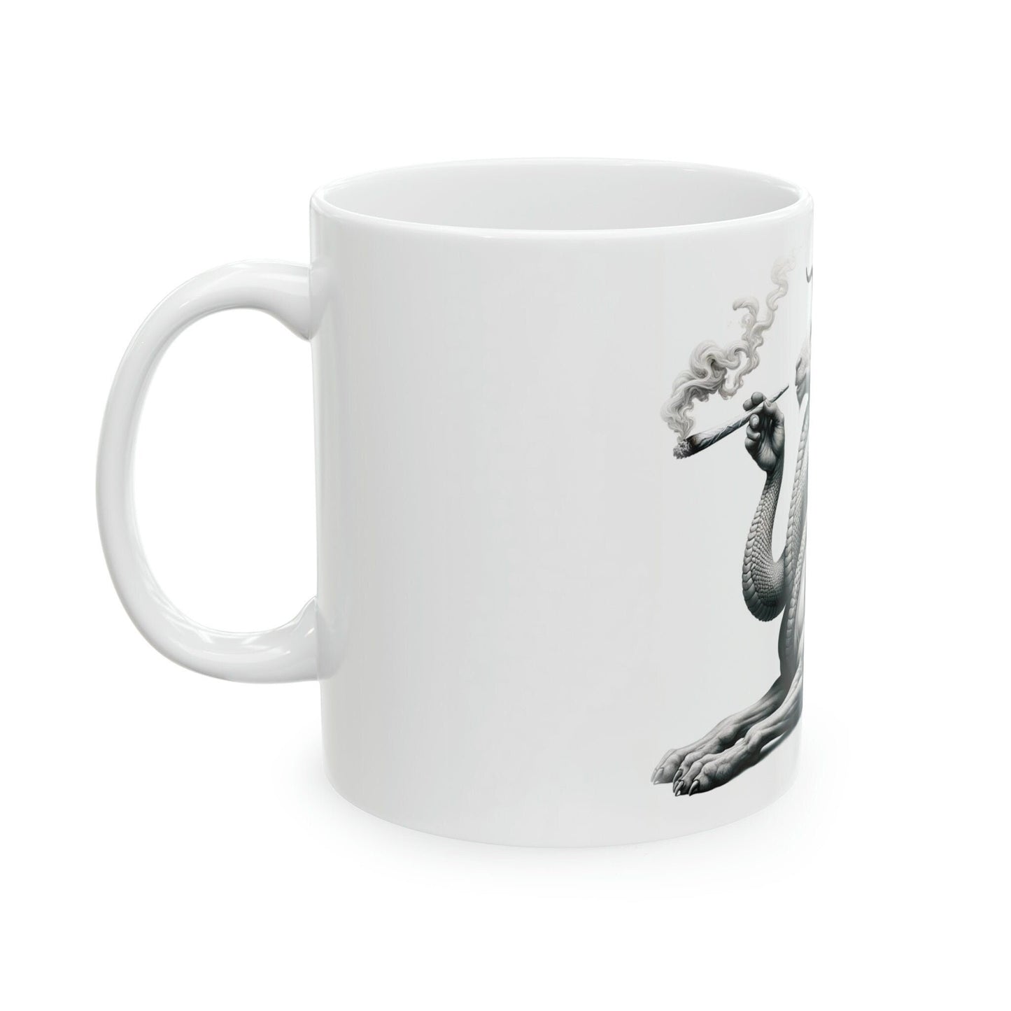 CHIMERA - WEED Themed Coffee Mugs - Perfect Gift for Smokers, Stoners, Marijuana Lovers, Growers; Smoker - Wake and Bake