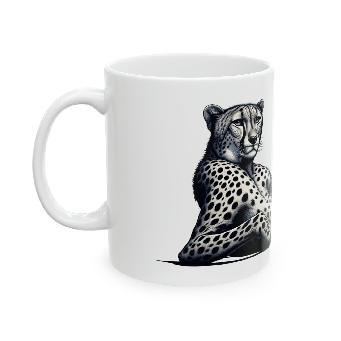 CHEETAH - WEED Themed Coffee Mugs - Perfect Gift for Smokers, Stoners, Marijuana Lovers, Growers; Smoker Enthusiasts - Wake and Bake