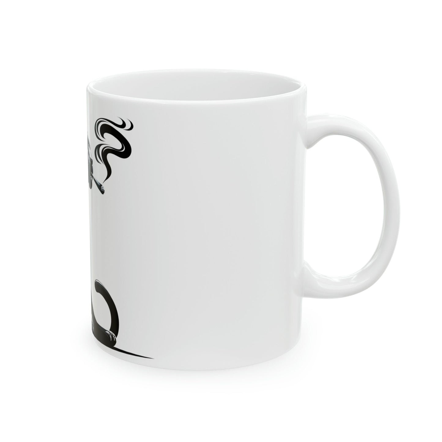 BLACK PANTHER - WEED Themed Coffee Mugs - Perfect Gift for Smokers, Stoners, Marijuana Lovers, Growers; Smoker - Wake and Bake