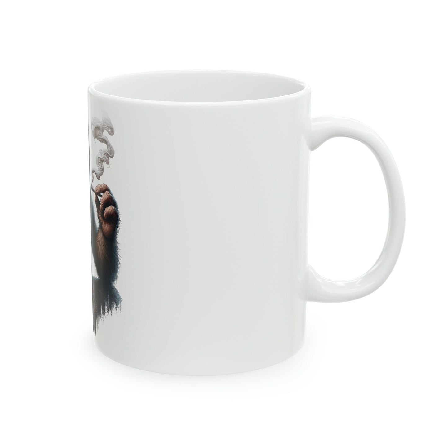 BIGFOOT - WEED Themed Coffee Mugs - Perfect Gift for Smokers, Stoners, Marijuana Lovers, Growers; Smoker - Wake and Bake