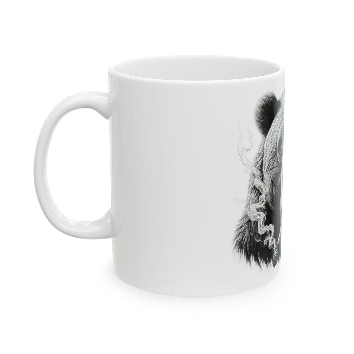 BEAR - WEED Themed Coffee Mugs - Perfect Gift for Smokers, Stoners, Marijuana Lovers, Growers; Smoker - Wake and Bake