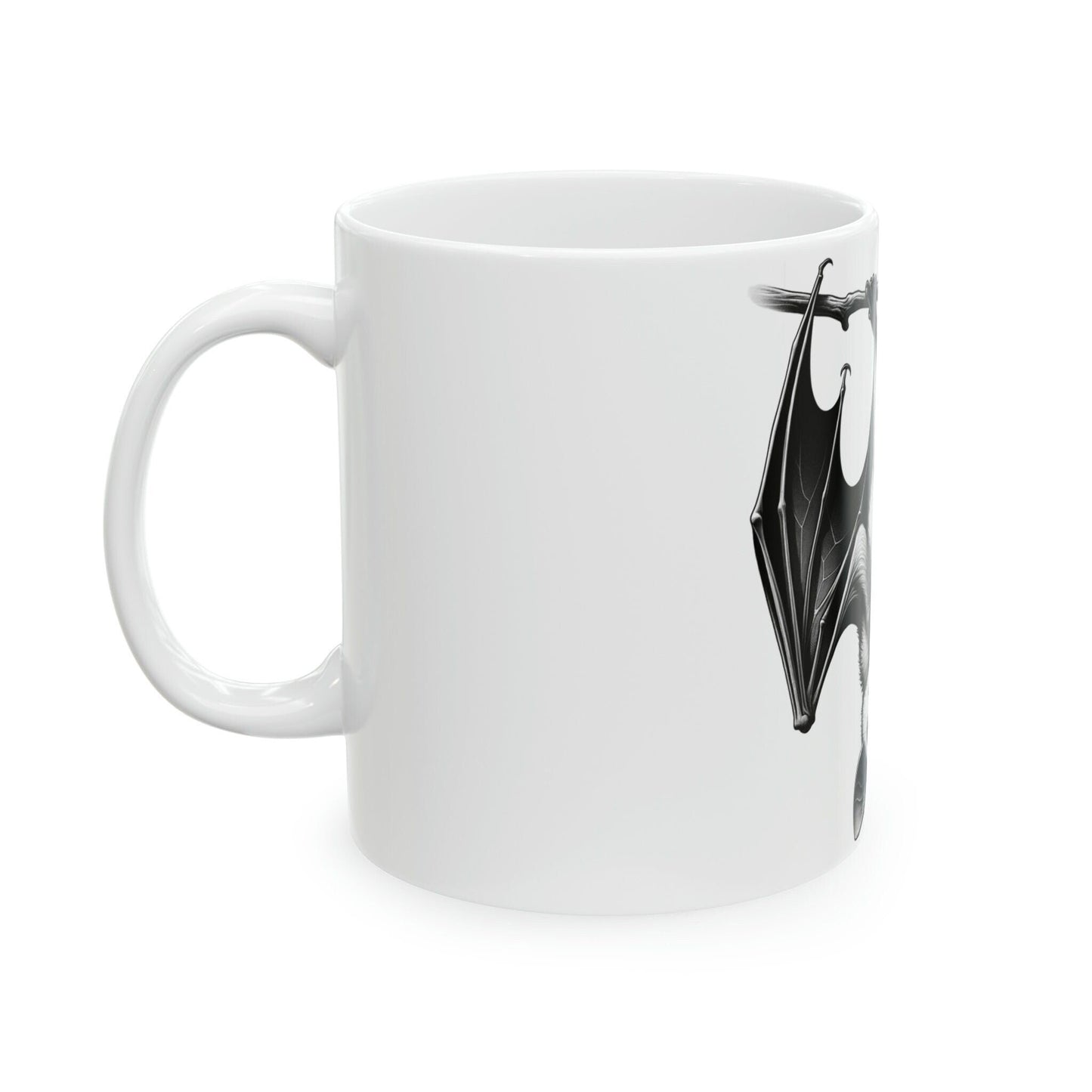 Smoking BAT - WEED Themed Coffee Mugs - Perfect Gift for Smokers, Stoners, Marijuana Lovers, Growers; Smoker - Wake and Bake