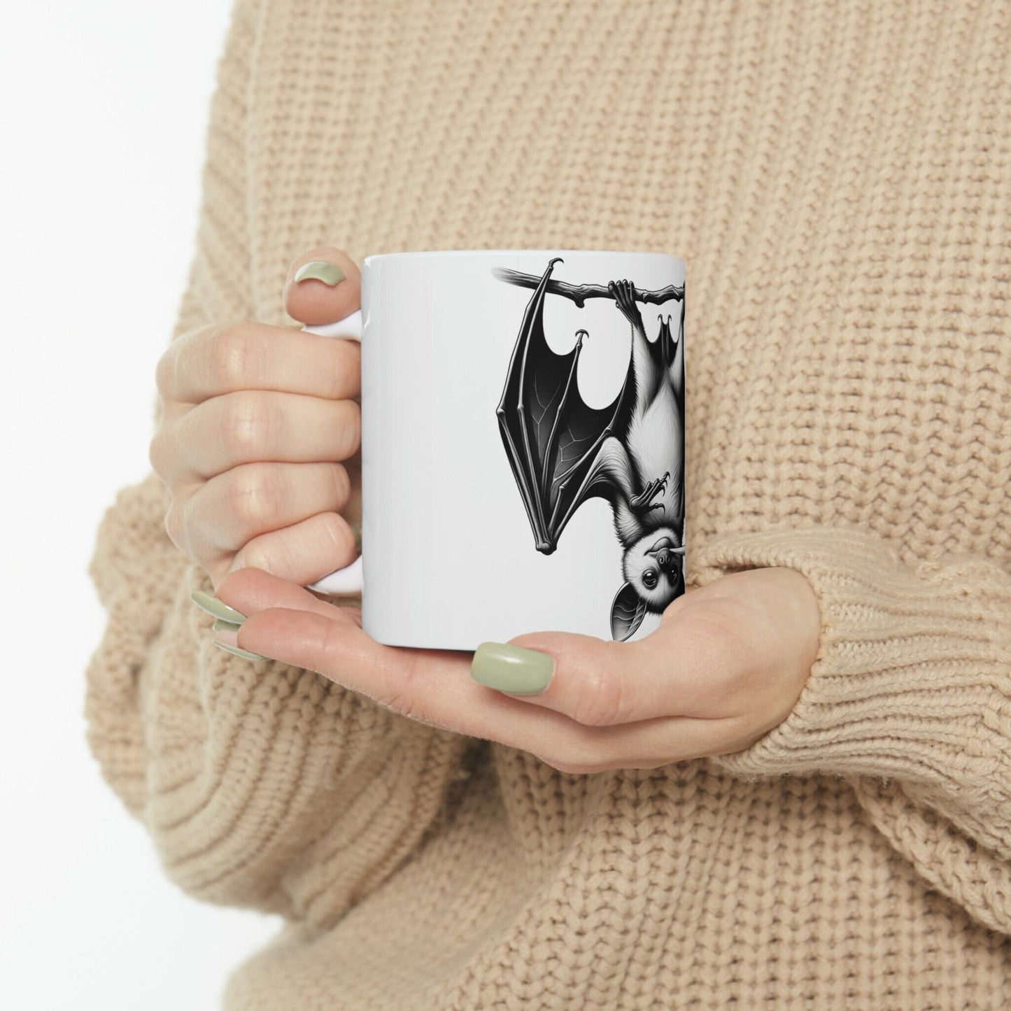 Smoking BAT - WEED Themed Coffee Mugs - Perfect Gift for Smokers, Stoners, Marijuana Lovers, Growers; Smoker - Wake and Bake