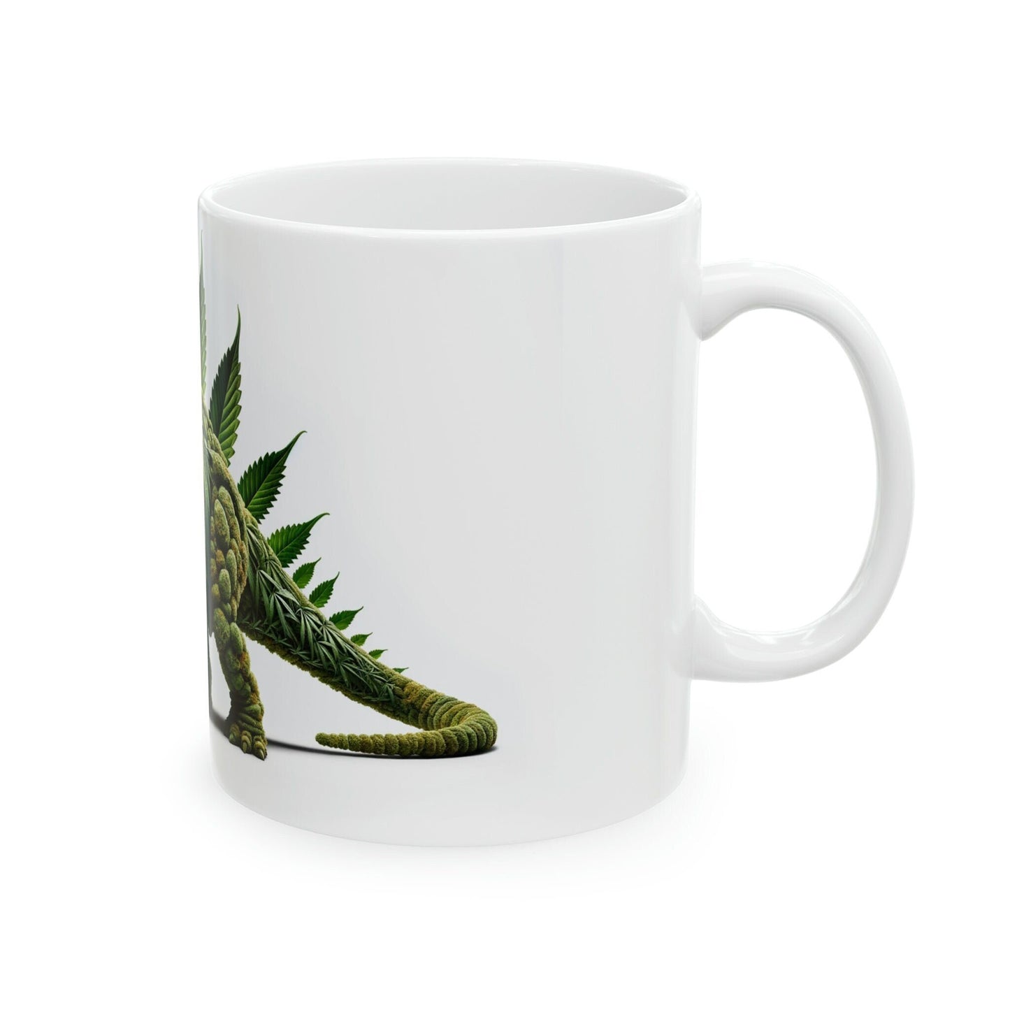 WEED ANKYLOSAUR - Marijuana Themed Coffee Mugs - Perfect Gift for Smokers, Stoners, Marijuana Lovers, Growers; Weed Mug for Wake and Bake