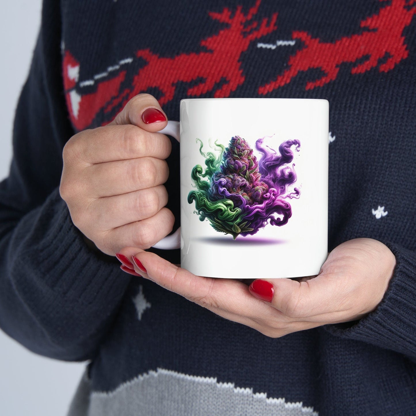 WEED HAZE - WEED Themed Coffee Mugs - Perfect Gift for Smokers, Stoners, Marijuana Lovers, Growers; Smoker Enthusiast - Wake and Bake