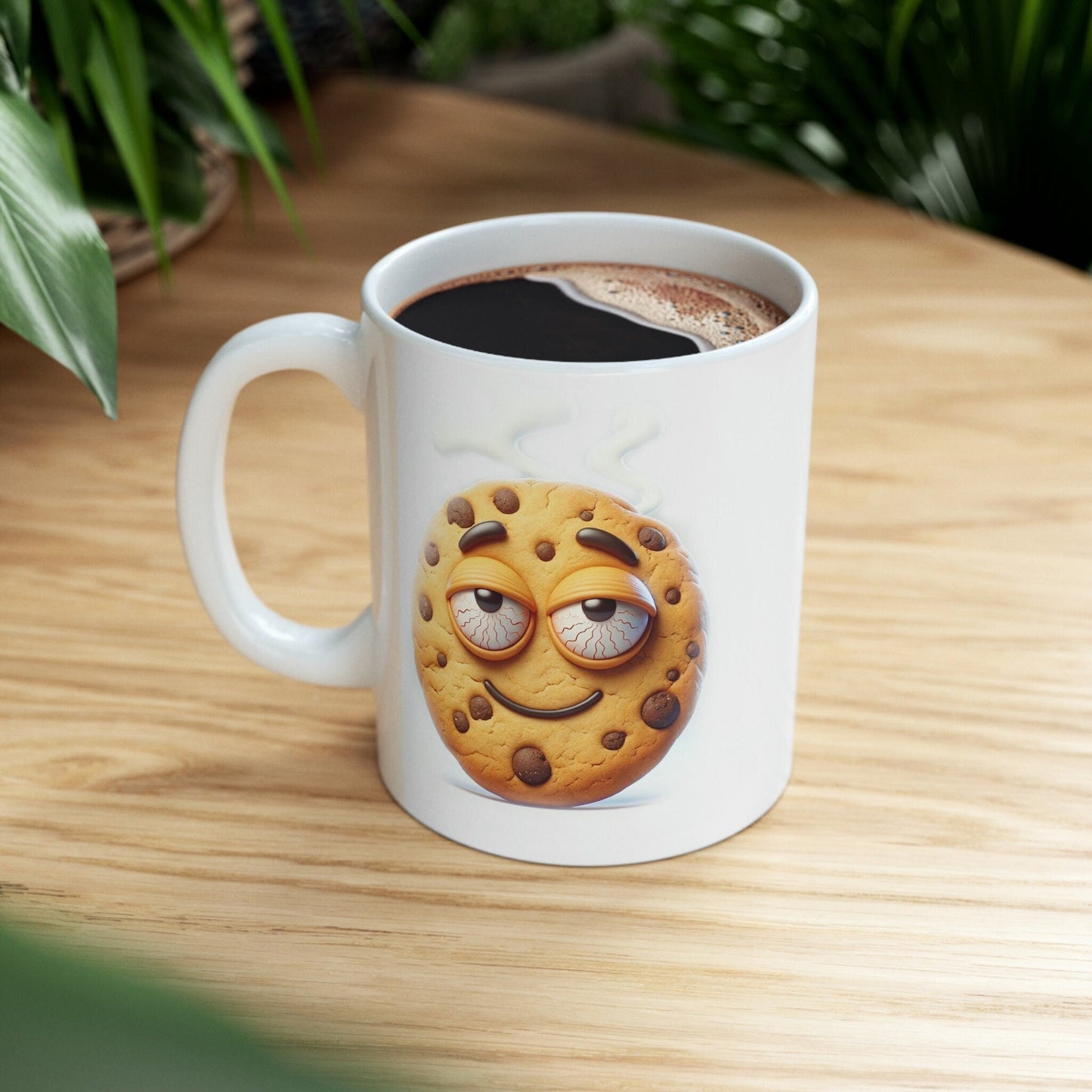 BAKED Cookie Mug - WEED Themed Coffee Mugs - Perfect Gift for Smokers, Stoners, Marijuana Lovers, Growers; Smoker Enthusiast - Wake and Bake