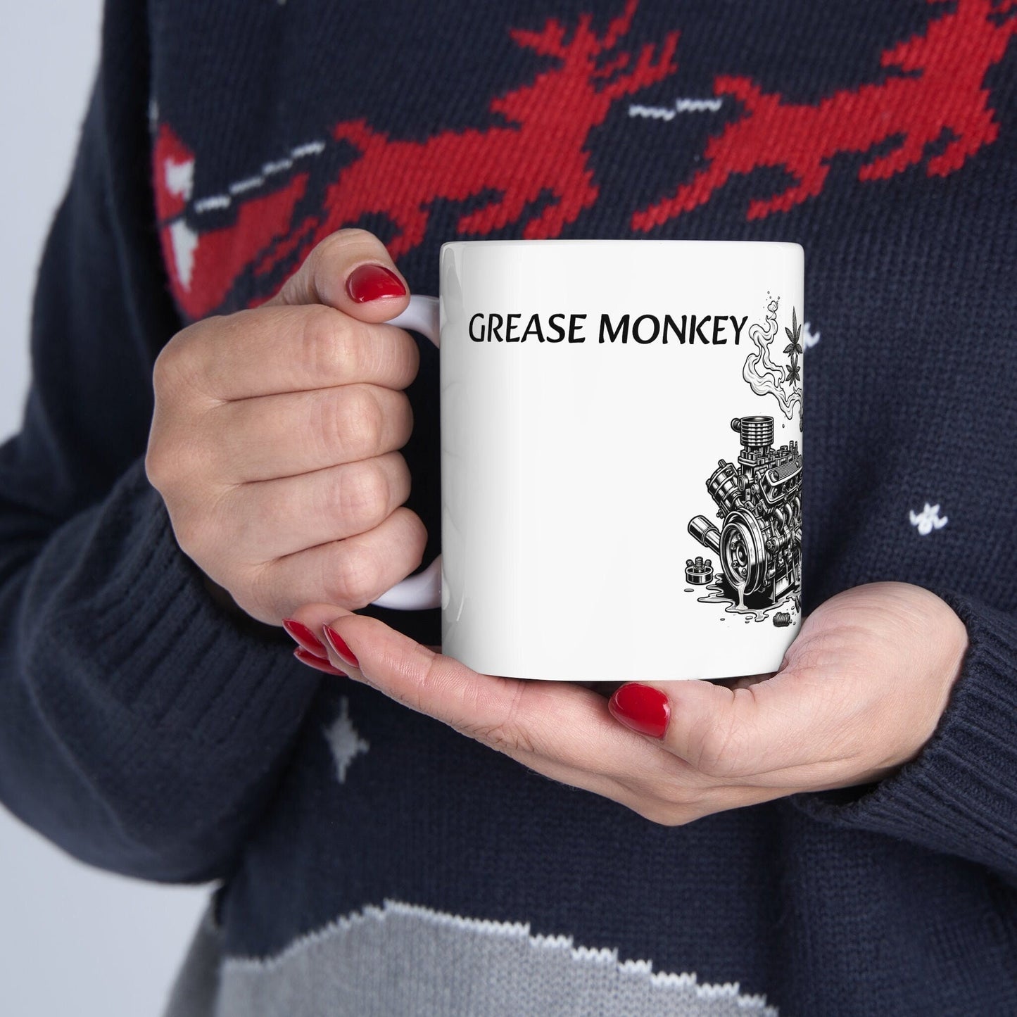 GREASE MONKEY - Weed Strain Coffee Mugs
