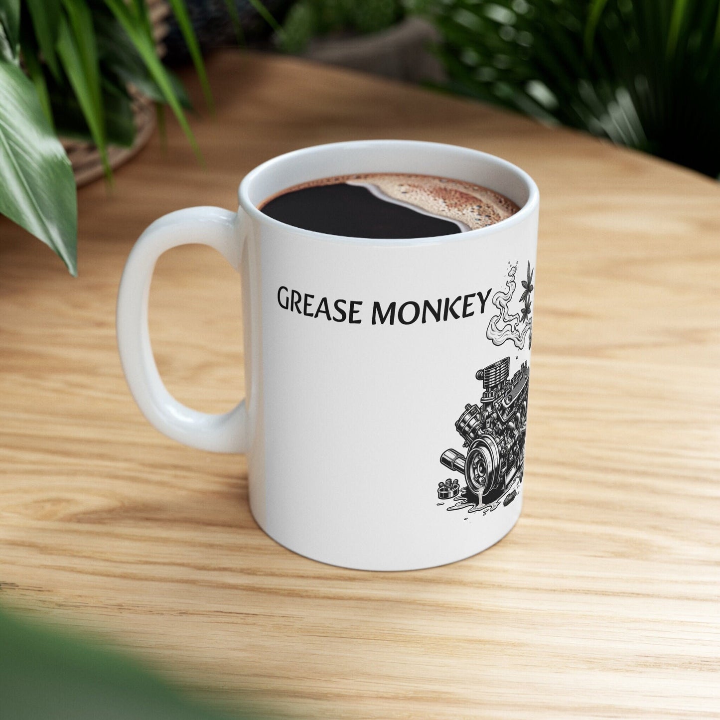 GREASE MONKEY - Weed Strain Coffee Mugs