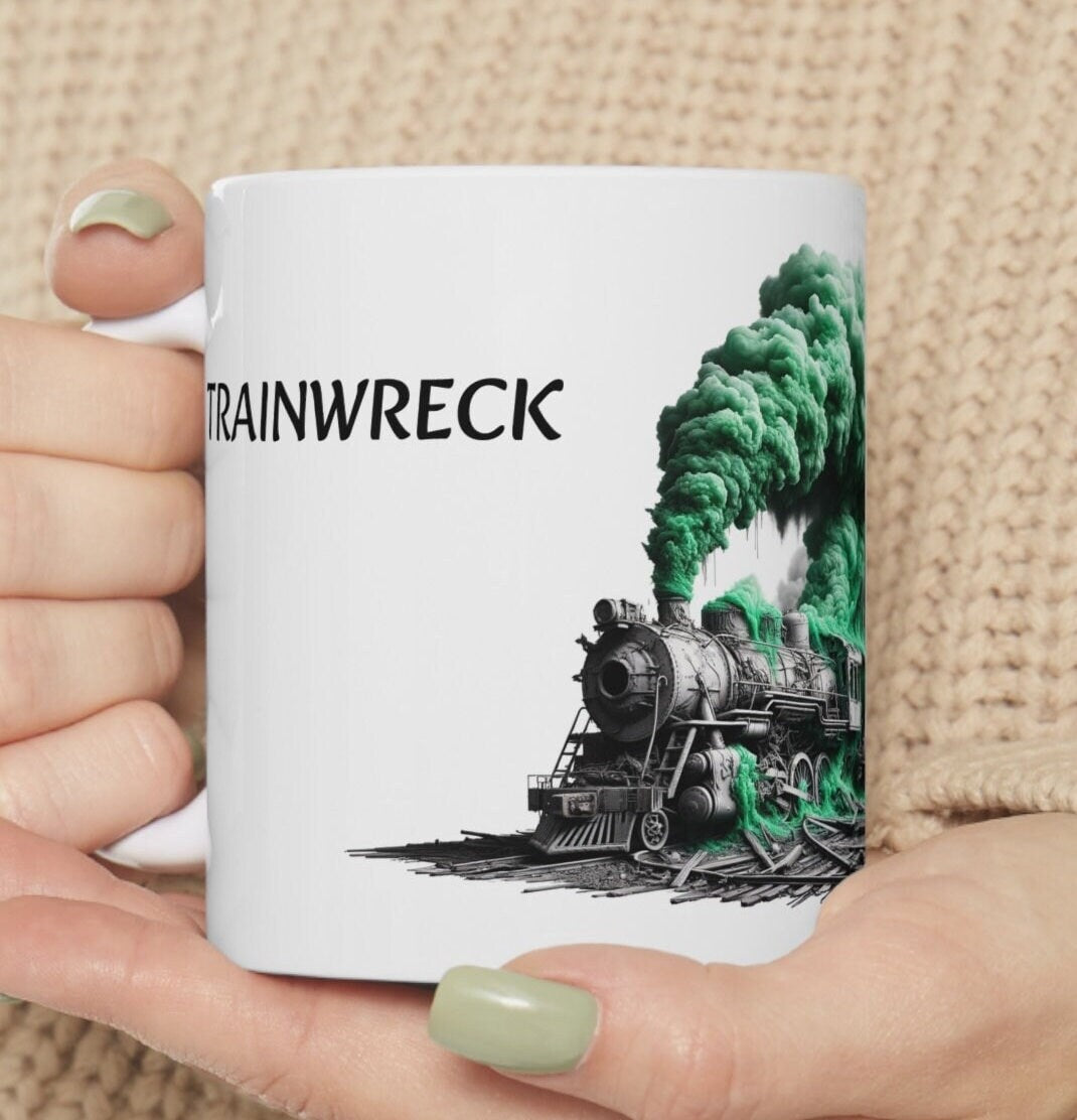 TRAINWRECK - Weed Strain Coffee Mugs
