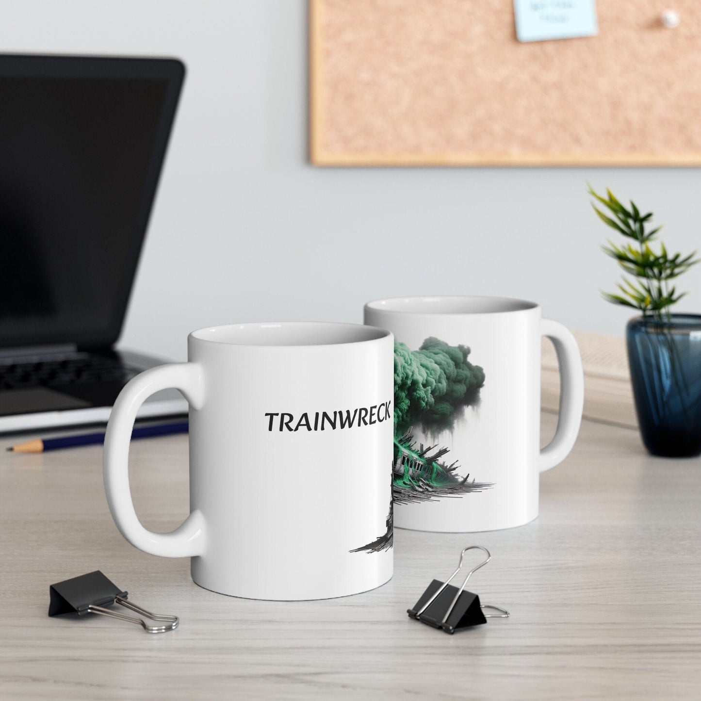 TRAINWRECK - Weed Strain Coffee Mugs