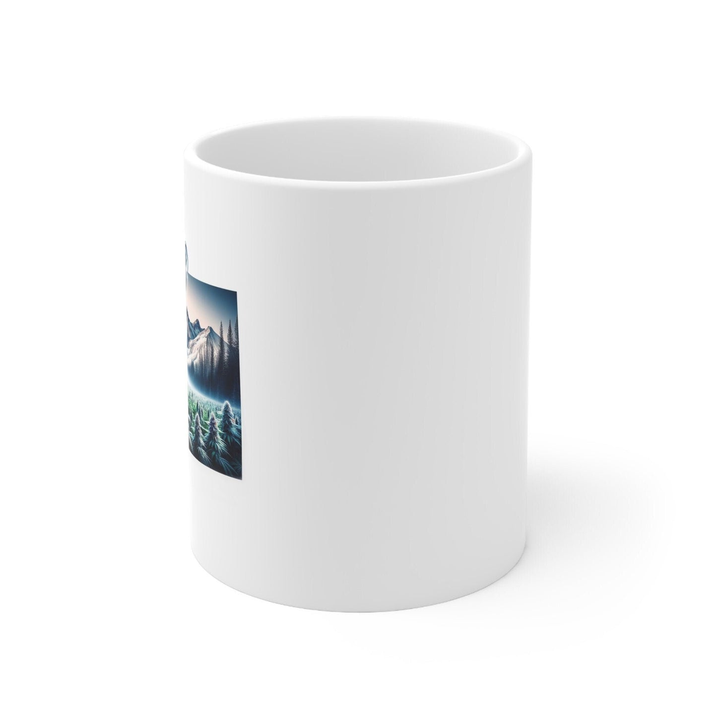 MONTANA Weed Mug - State Themed Coffee Mugs, Marijuana Graphic - Perfect Gift for Smokers, Weed Lovers, Stoners - Cannabis Decor