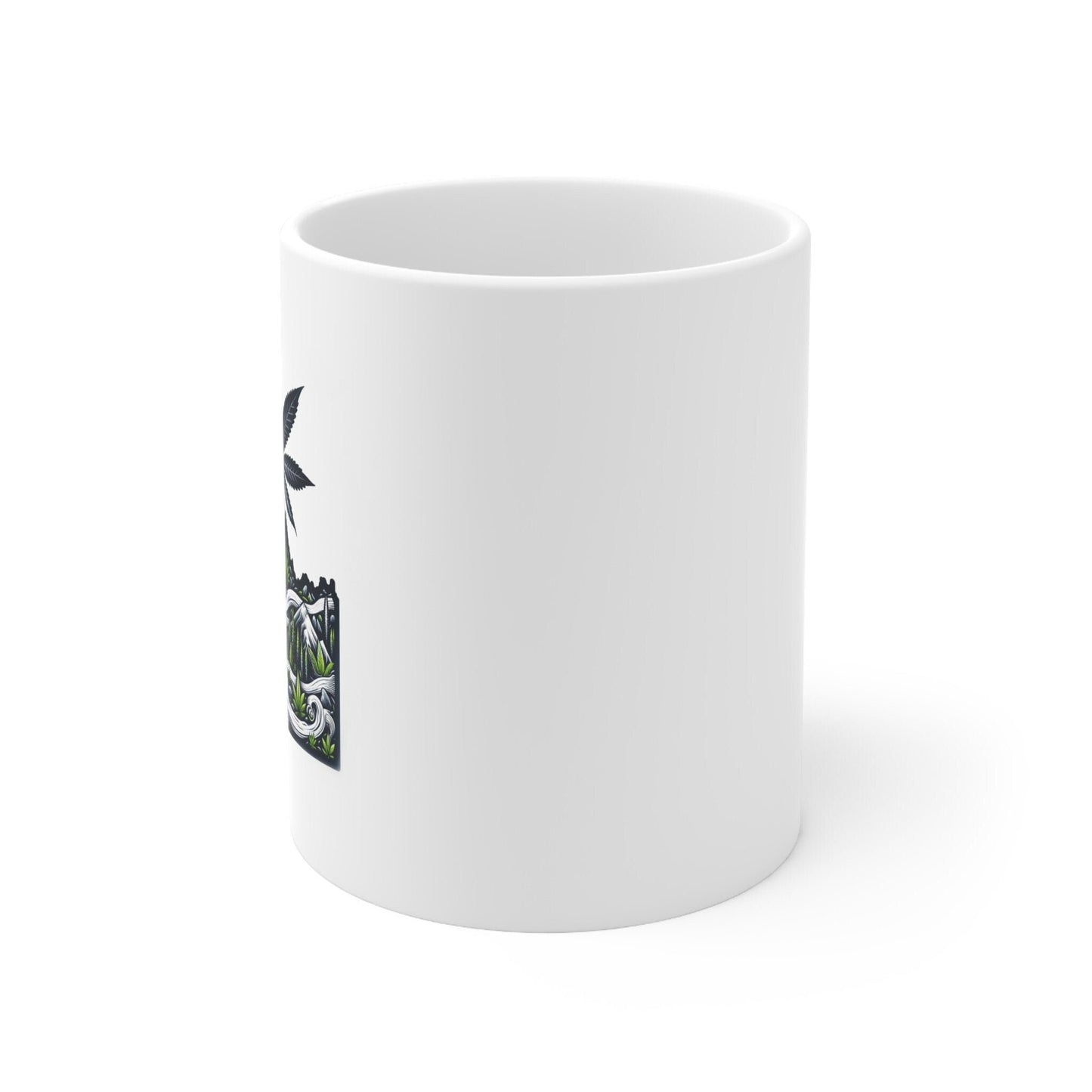IDAHO Weed Mug - State Themed Coffee Mugs, Marijuana Graphic - Perfect Gift for Smokers, Weed Lovers, Stoners - Cannabis Decor