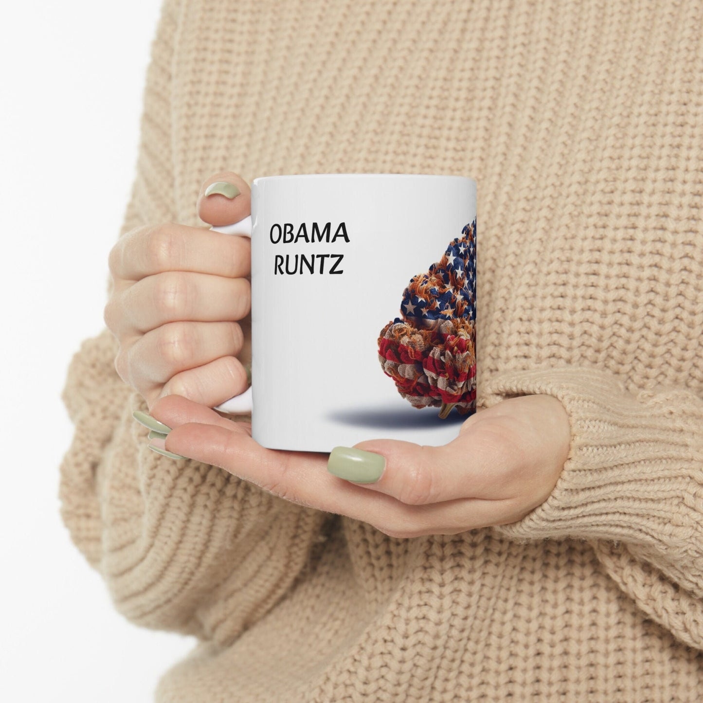 OBAMA RUNTZ - Weed Coffee Mug (11oz) - Perfect Strains Gift for Smokers, Stoners, Growers; Wake and Bake Mug / 420 Weed Mug, Marijuana Gift