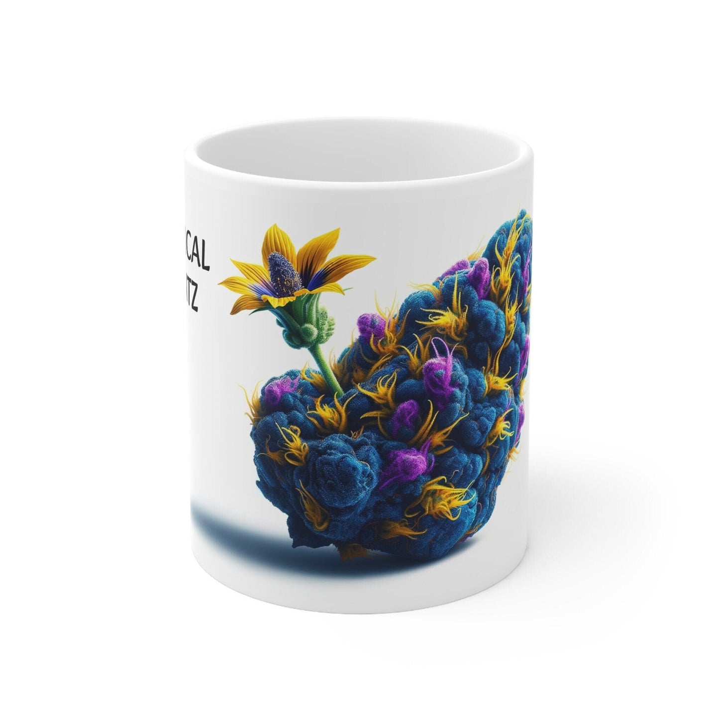 TROPICAL RUNTZ - Weed Coffee Mug (11oz) - Perfect Strains Gift for Smokers, Stoners, Growers; Wake and Bake / 420 Weed Mug, Marijuana Gift