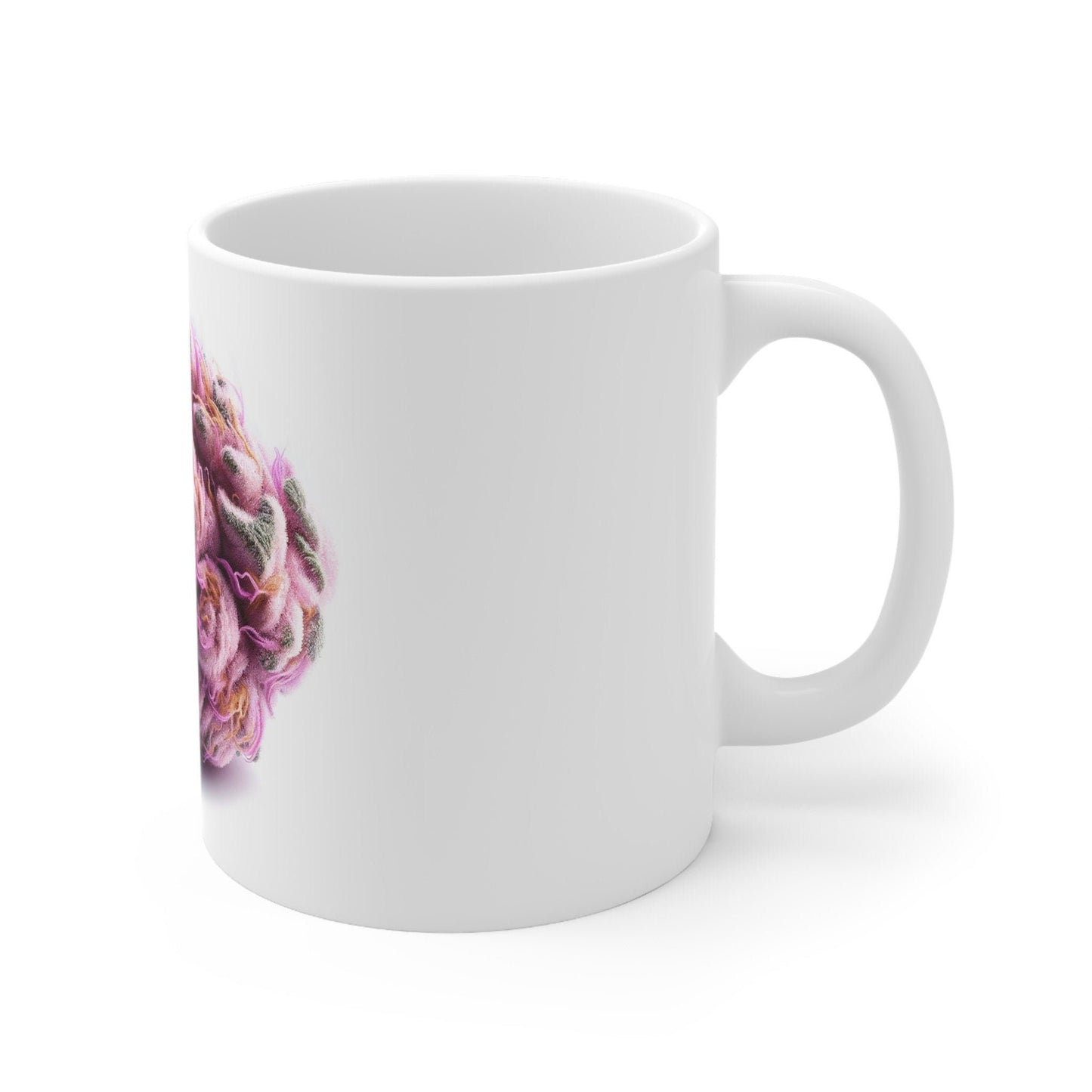PINK RUNTZ - Weed Coffee Mug (11oz) - Perfect Strains Gift for Smokers, Stoners, Growers; Wake and Bake Mug / 420 Weed Mug, Marijuana Gift