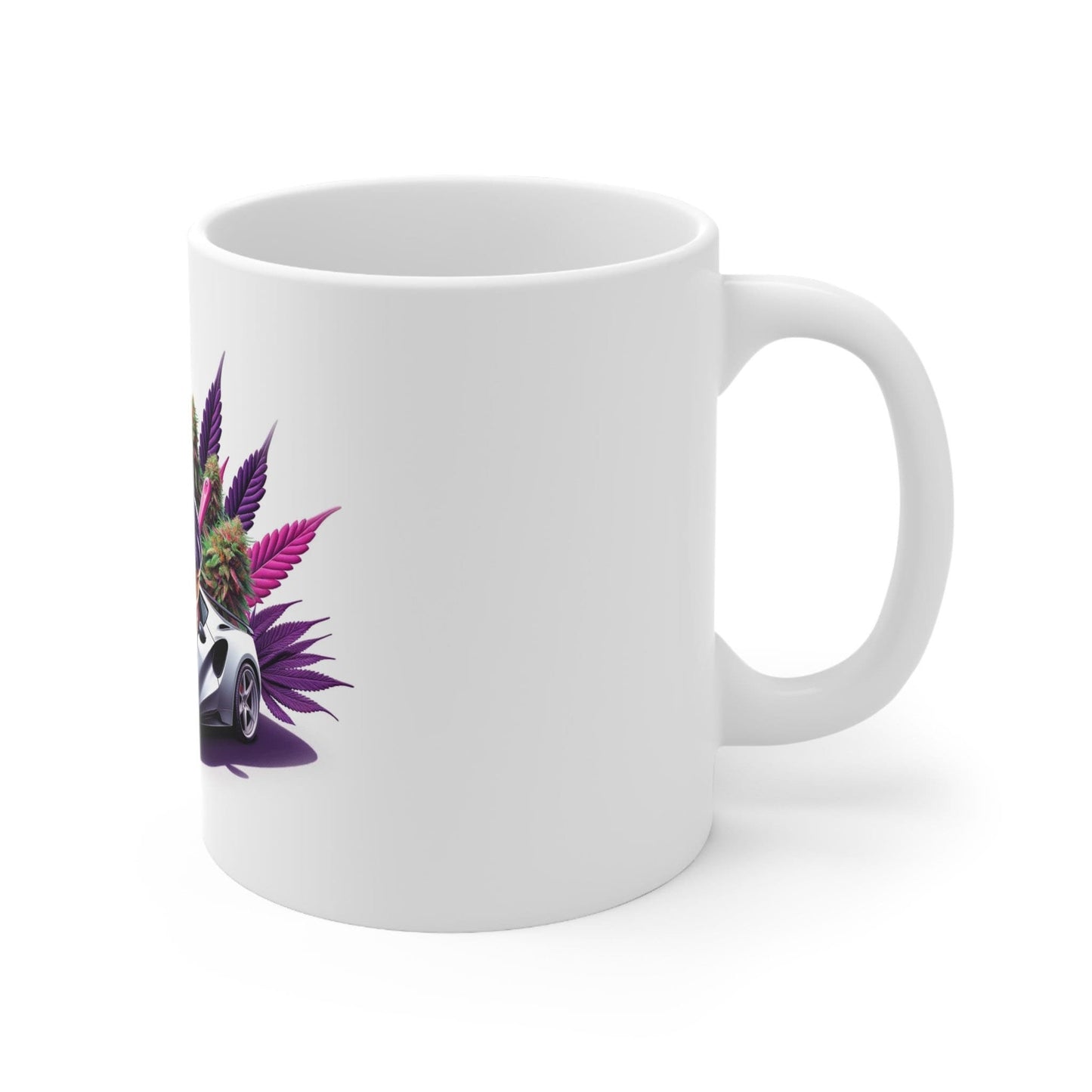SUNDAE DRIVER - Weed Coffee Mug (11oz) - Perfect Strains Gift for Smokers, Stoners, Growers; Wake & Bake Mug / 420 Weed Mug, Marijuana Gift