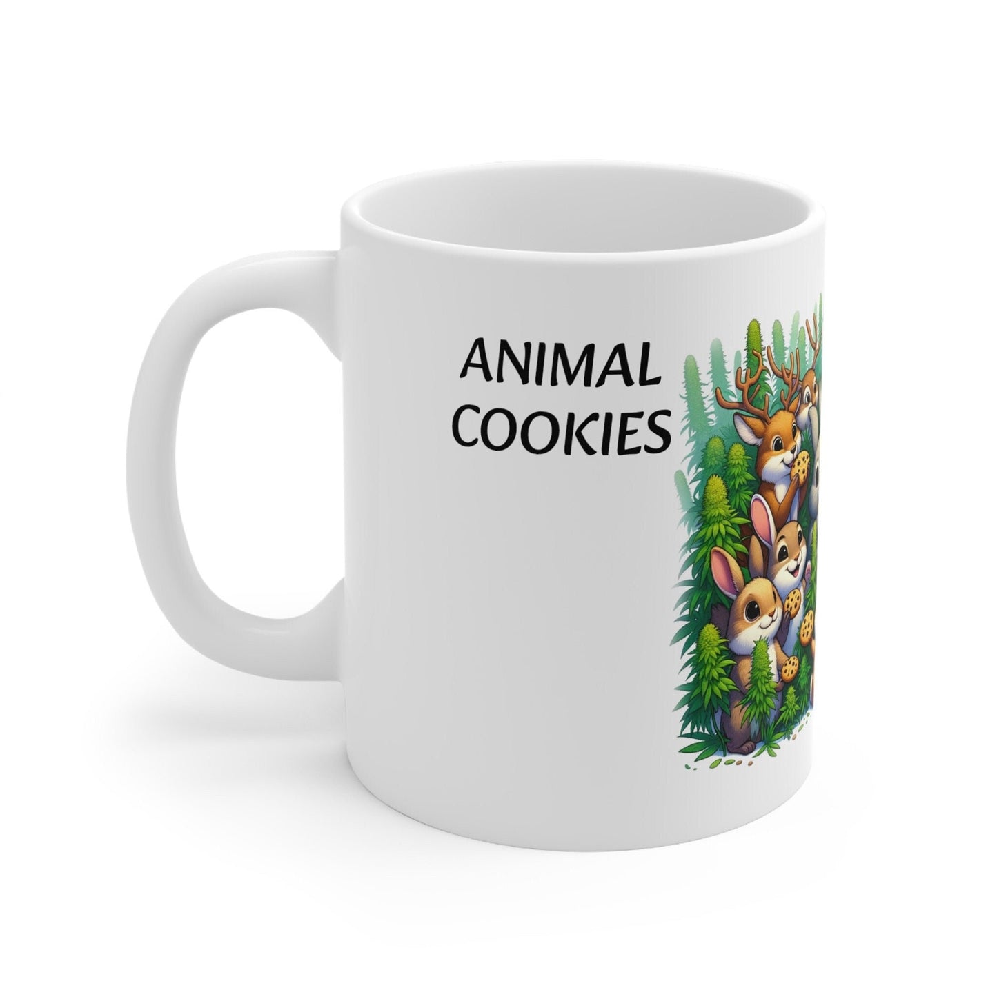 ANIMAL COOKIES - Weed Coffee Mug (11oz) - Perfect Strains Gift for Smokers, Stoners, Growers; Wake & Bake Mug / 420 Weed Mug, Marijuana Gift