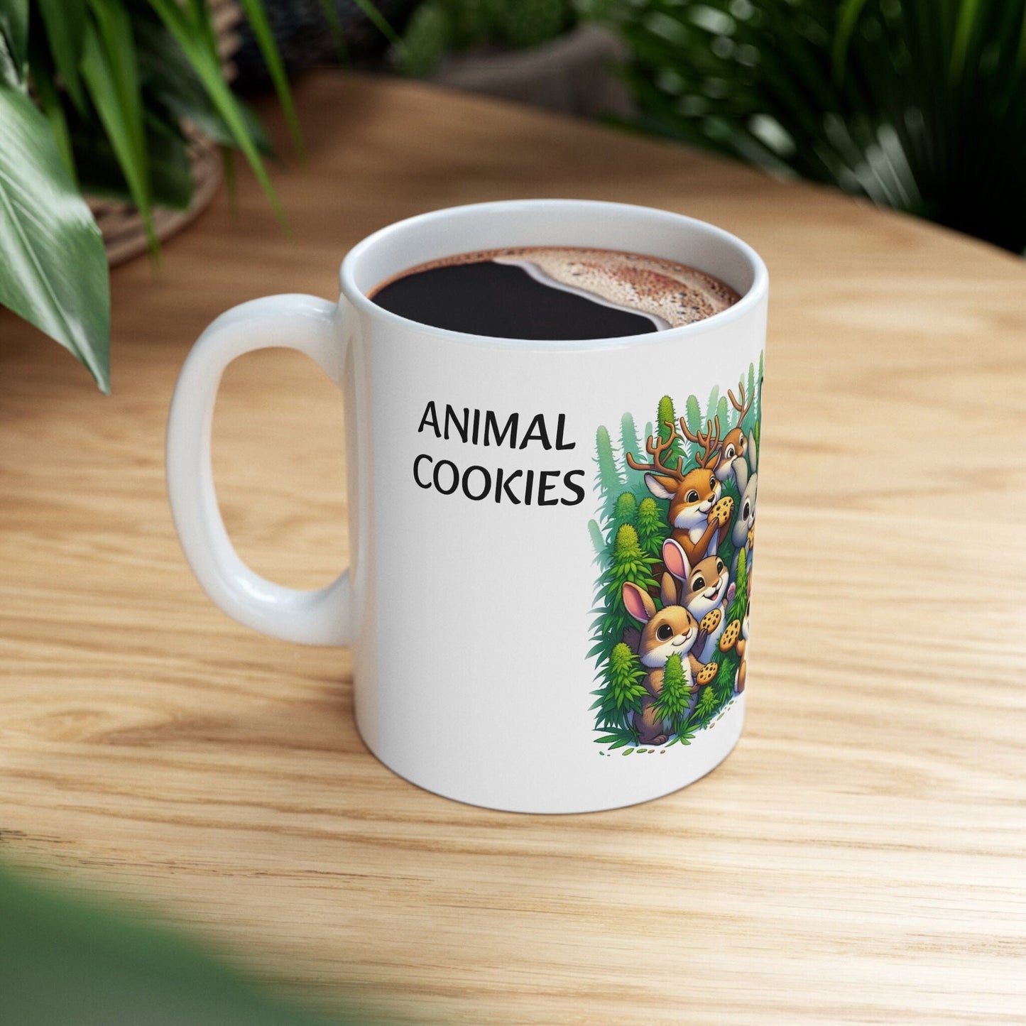 ANIMAL COOKIES - Weed Coffee Mug (11oz) - Perfect Strains Gift for Smokers, Stoners, Growers; Wake & Bake Mug / 420 Weed Mug, Marijuana Gift