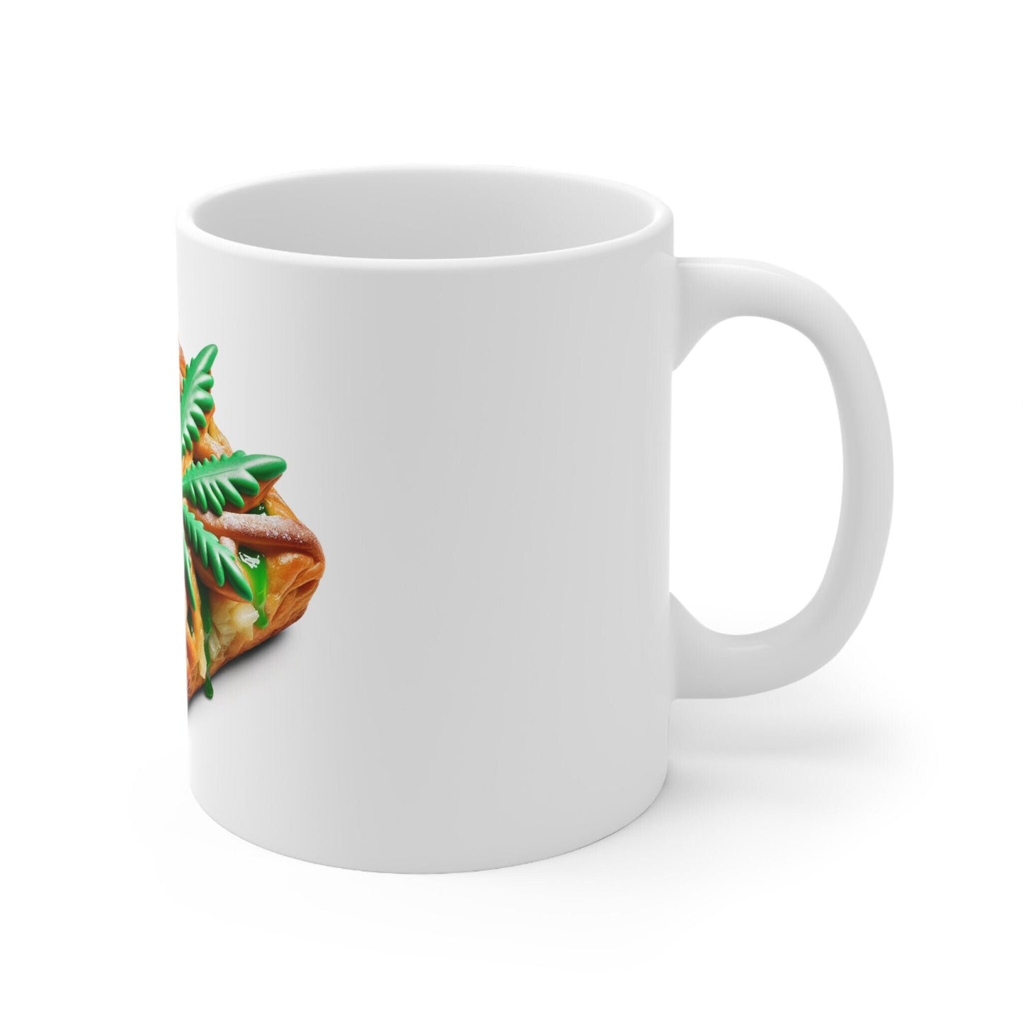 APPLE FRITTER - Weed Coffee Mug (11oz) - Perfect Strains Gift for Smokers, Stoners, Growers; Wake & Bake Mug / 420 Weed Mug, Marijuana Gift