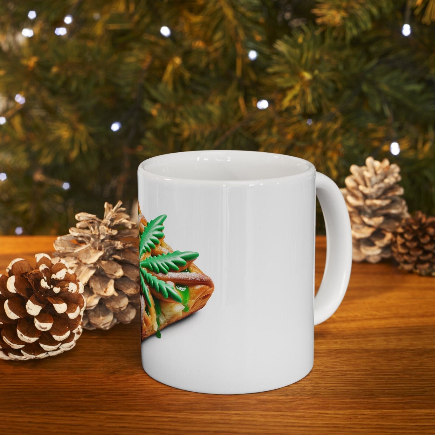 APPLE FRITTER - Weed Coffee Mug (11oz) - Perfect Strains Gift for Smokers, Stoners, Growers; Wake & Bake Mug / 420 Weed Mug, Marijuana Gift