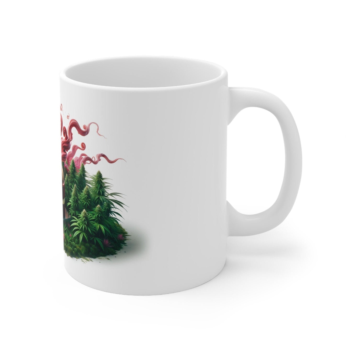 RED VELVET - Weed Coffee Mug (11oz) - Perfect Strains Gift for Smokers, Stoners, Growers; Wake and Bake Mug / 420 Weed Mug, Marijuana Gift